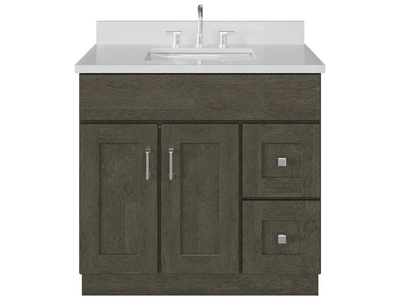 Sunny Wood Livingstone Shale Grey Vanity