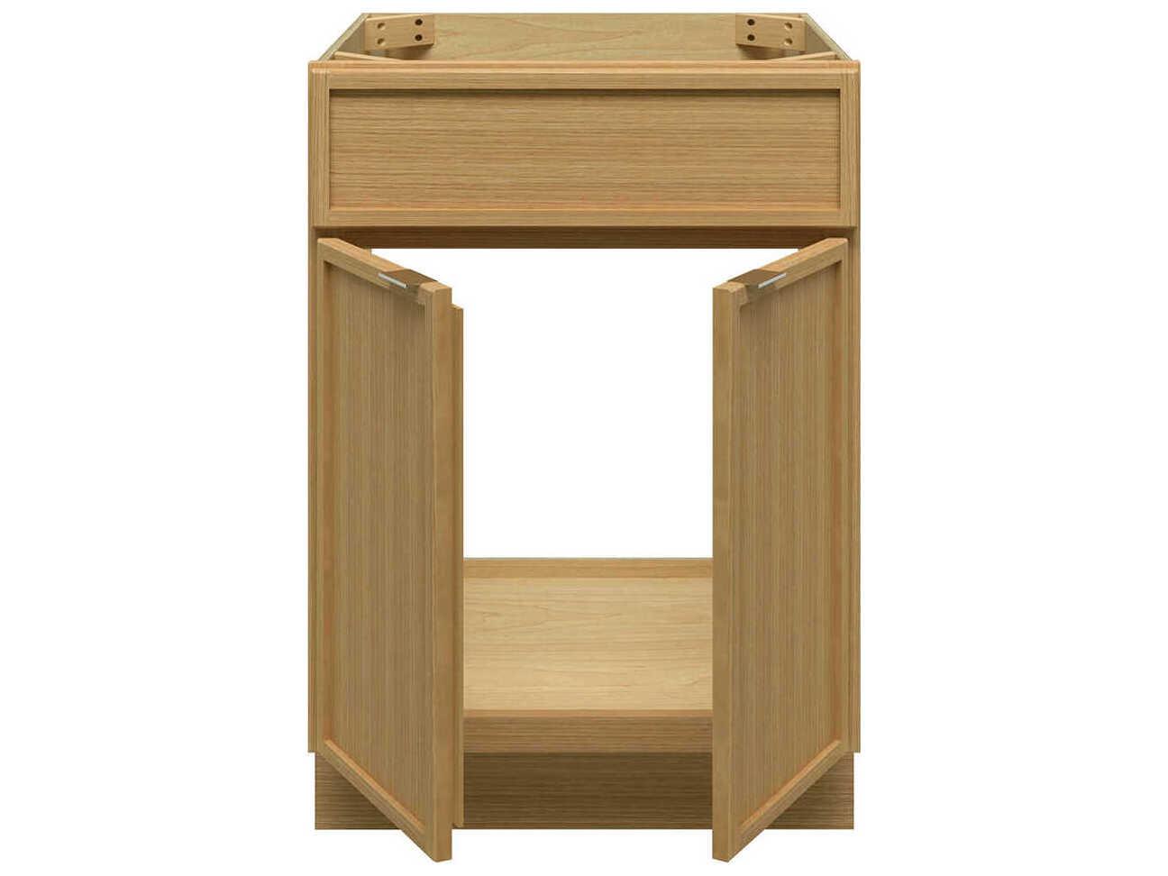 Sunny Wood Nikko Clear Oak Vanity