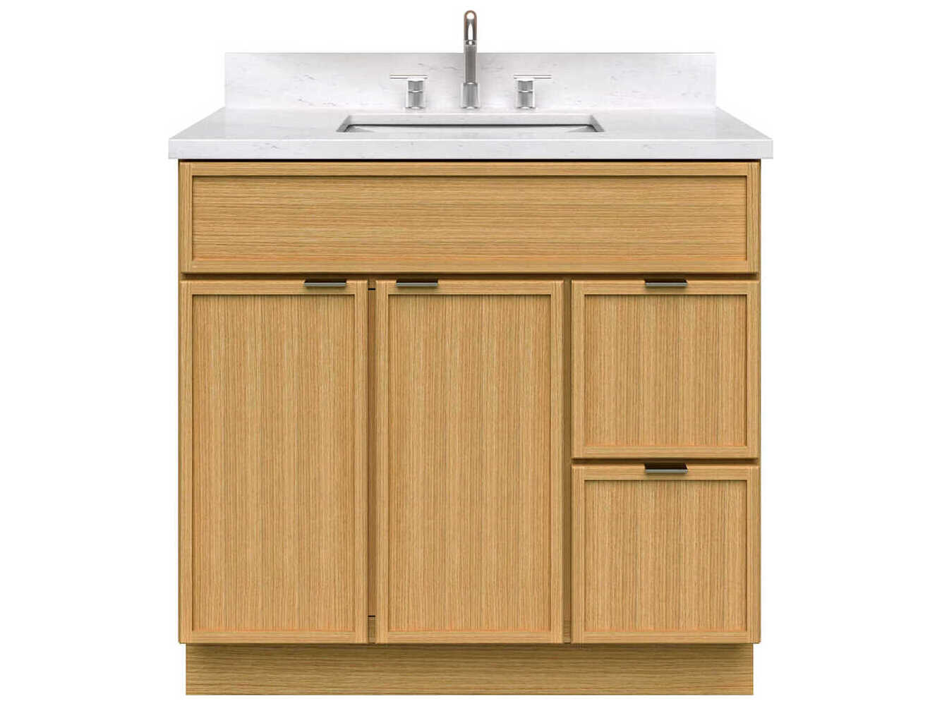 Sunny Wood Nikko Clear Oak Vanity