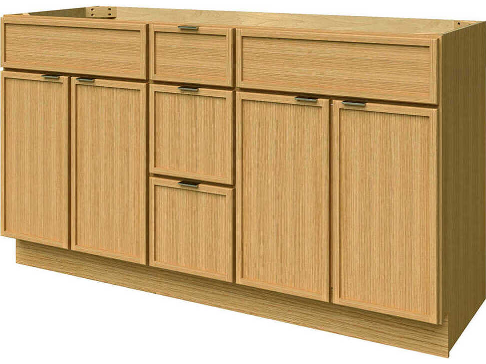 Sunny Wood Nikko Clear Oak Vanity