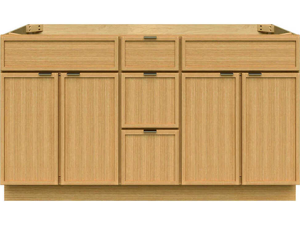 Sunny Wood Nikko Clear Oak Vanity