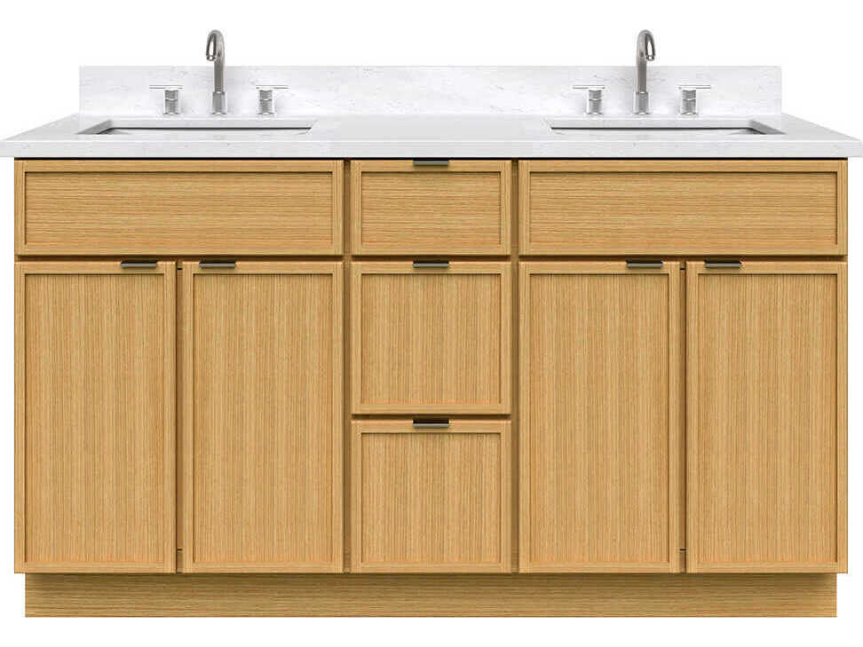 Sunny Wood Nikko Clear Oak Vanity