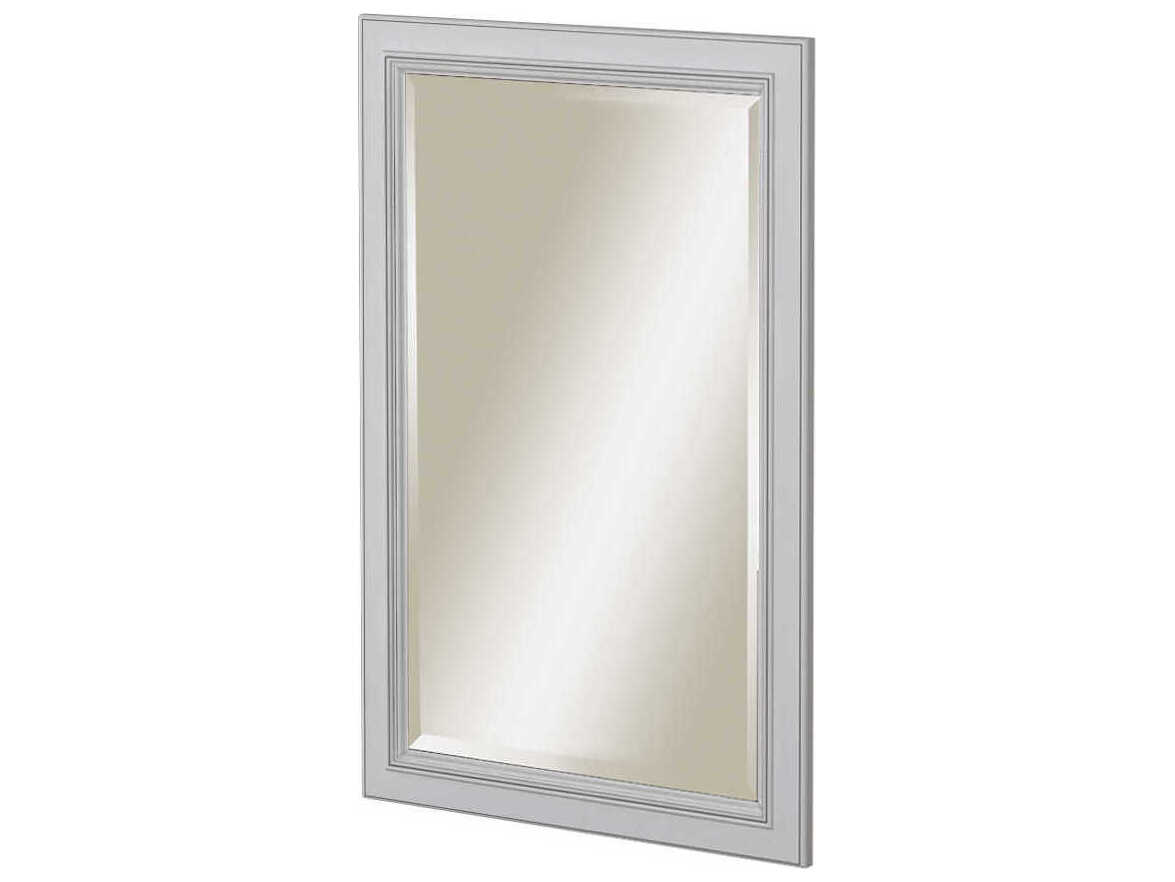 Sunny Wood Riley Fresh White Wall Mirror Vertical