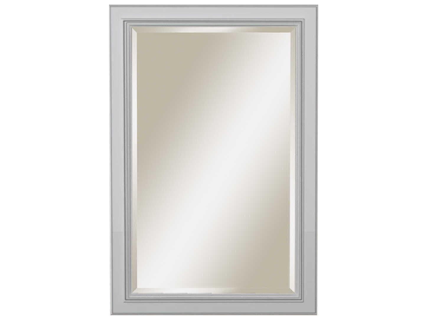 Sunny Wood Riley Fresh White Wall Mirror Vertical