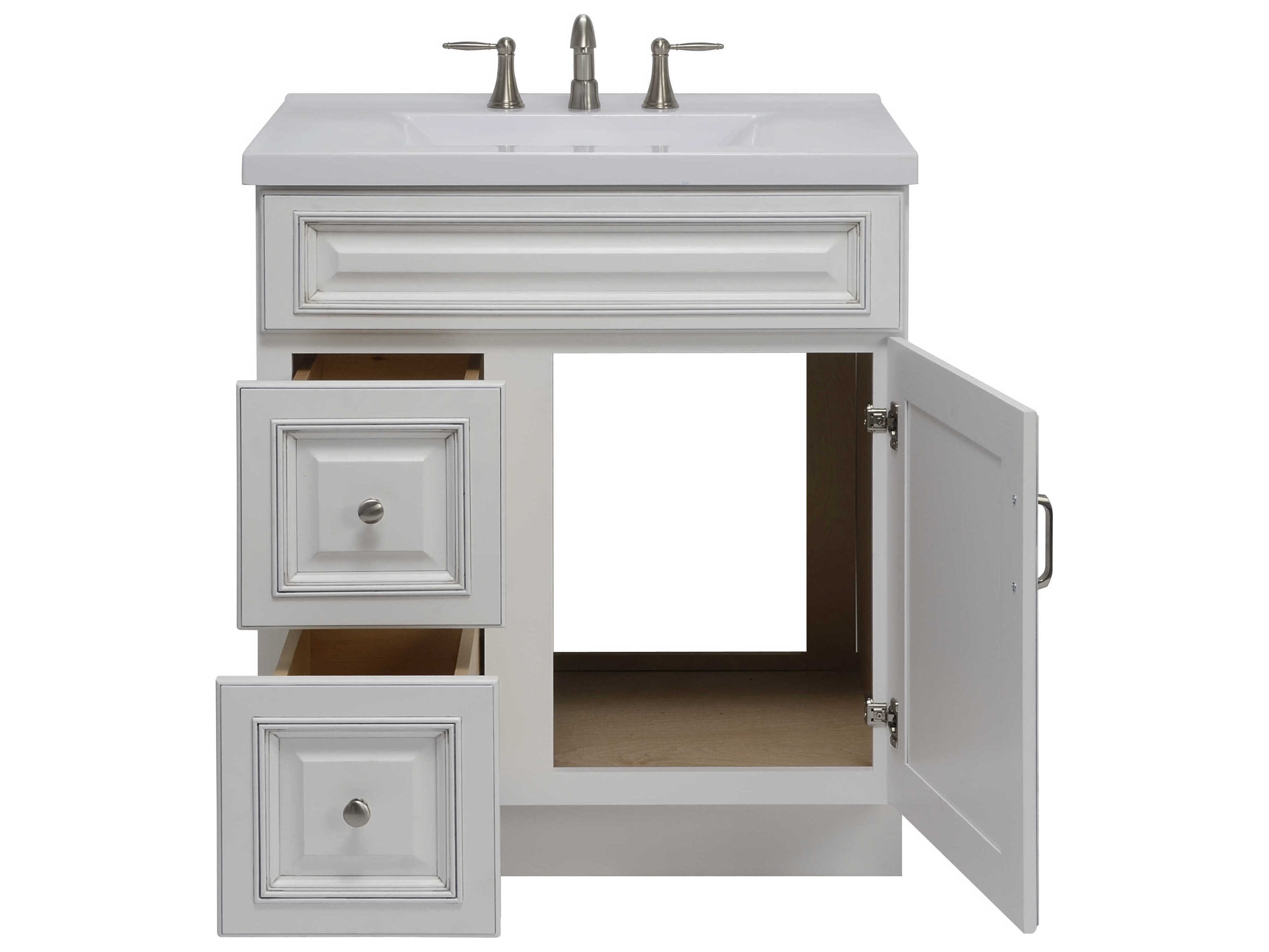 Sunny Wood Riley Fresh White Vanity