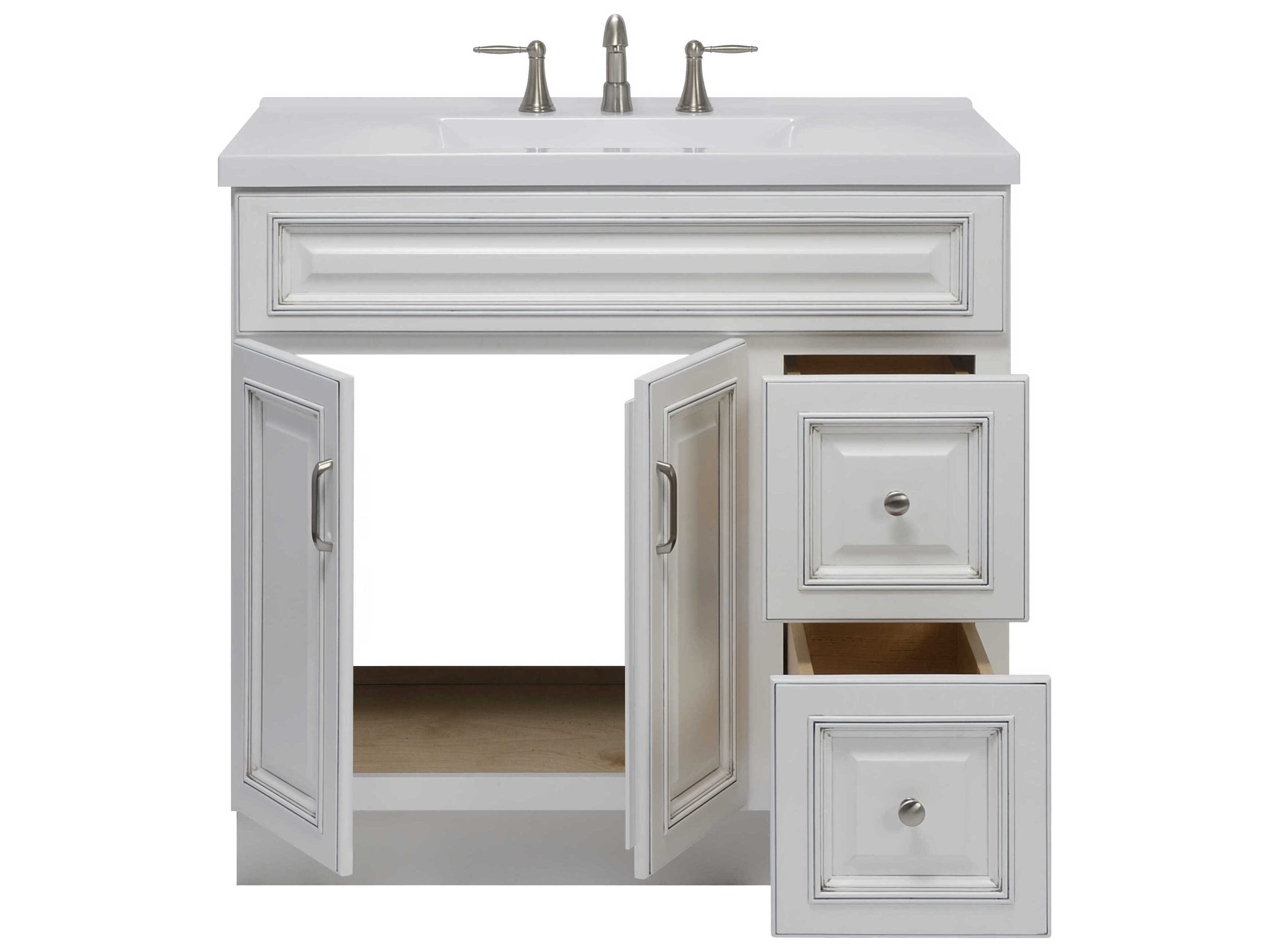Sunny Wood Riley Fresh White Vanity