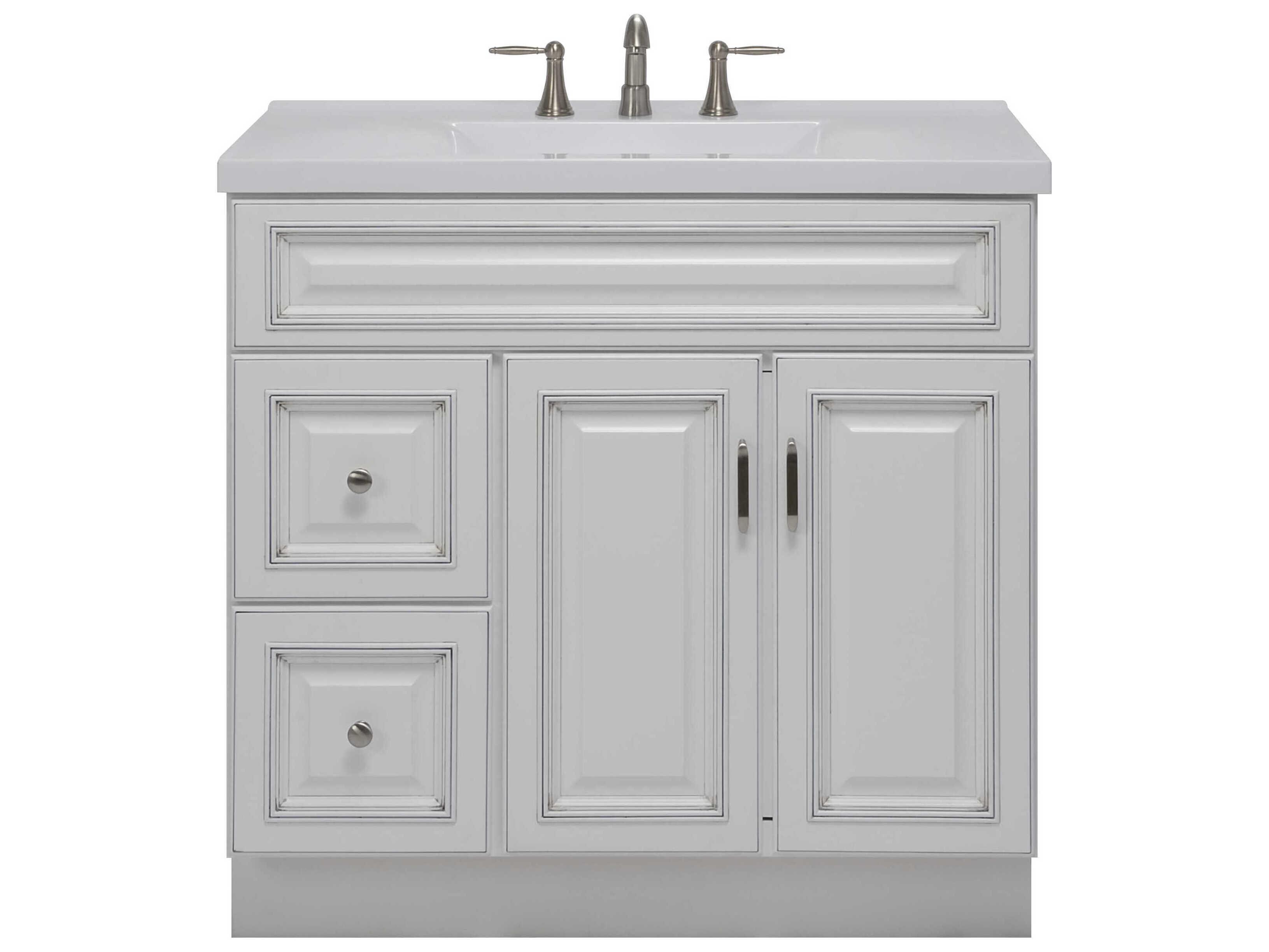 Sunny Wood Riley Fresh White Vanity