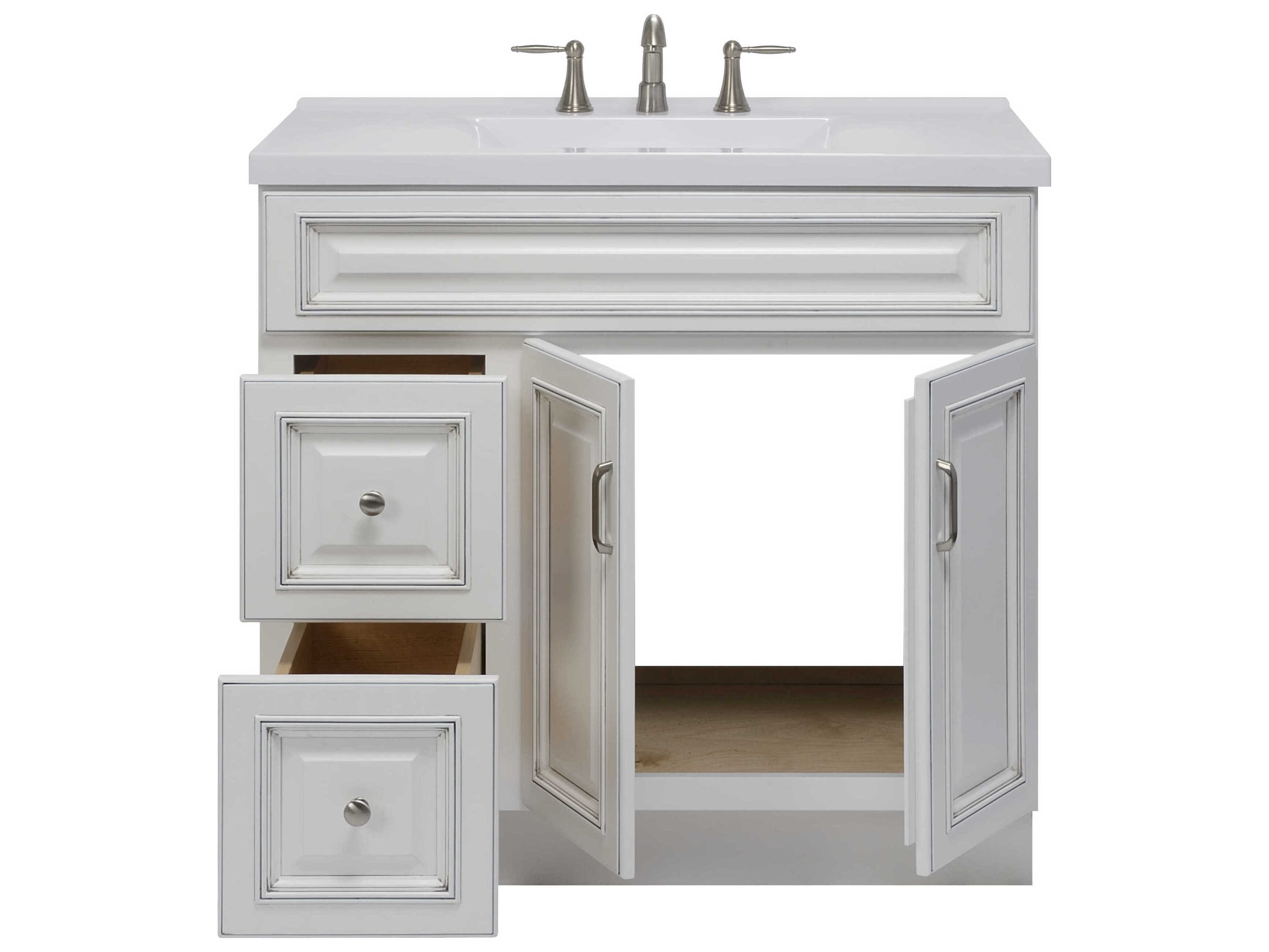 Sunny Wood Riley Fresh White Vanity
