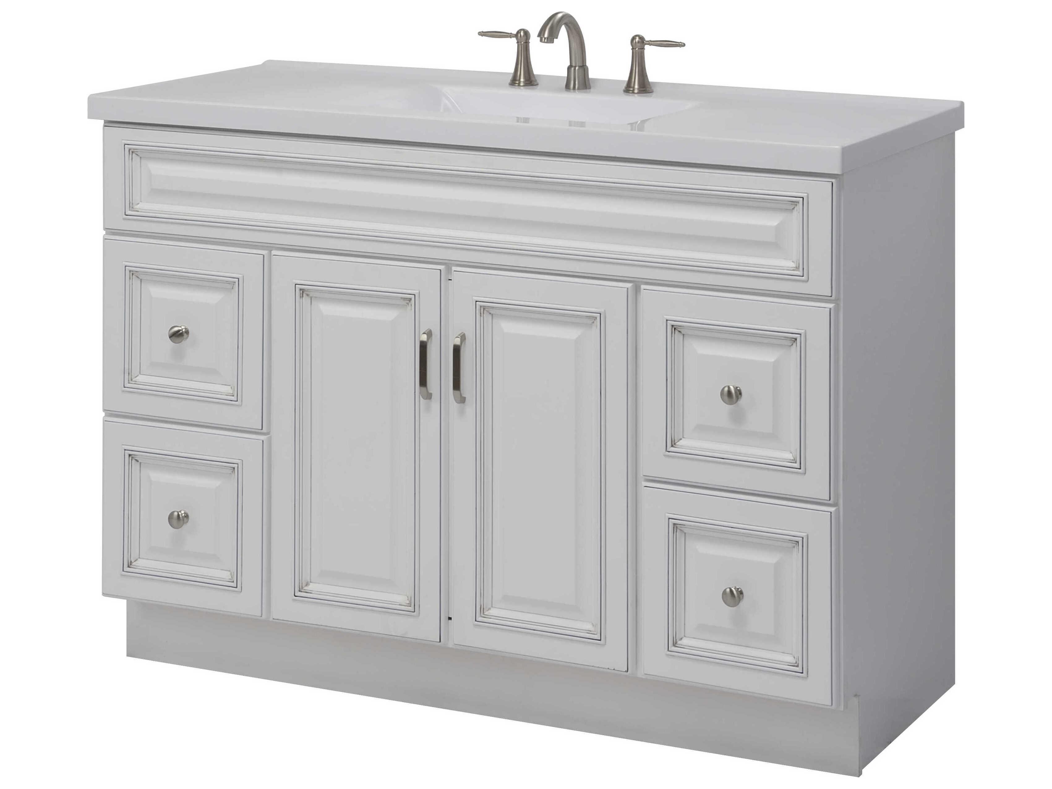 Sunny Wood Riley Fresh White Vanity