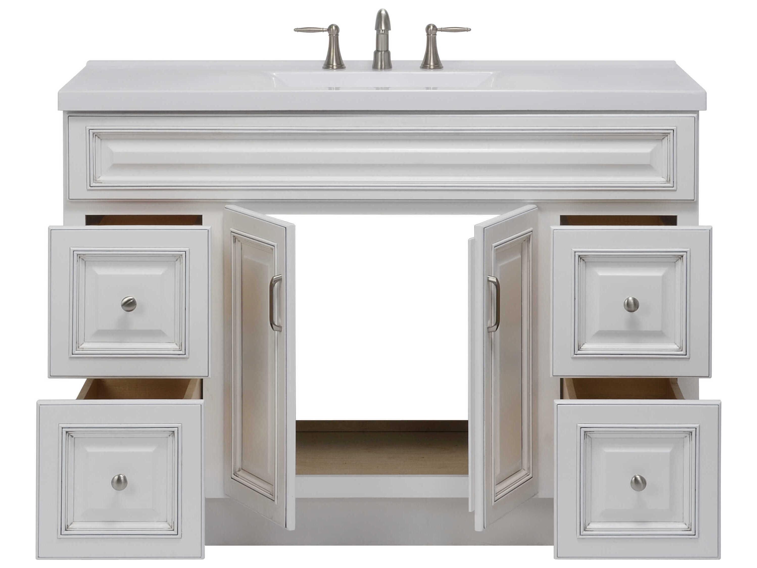 Sunny Wood Riley Fresh White Vanity