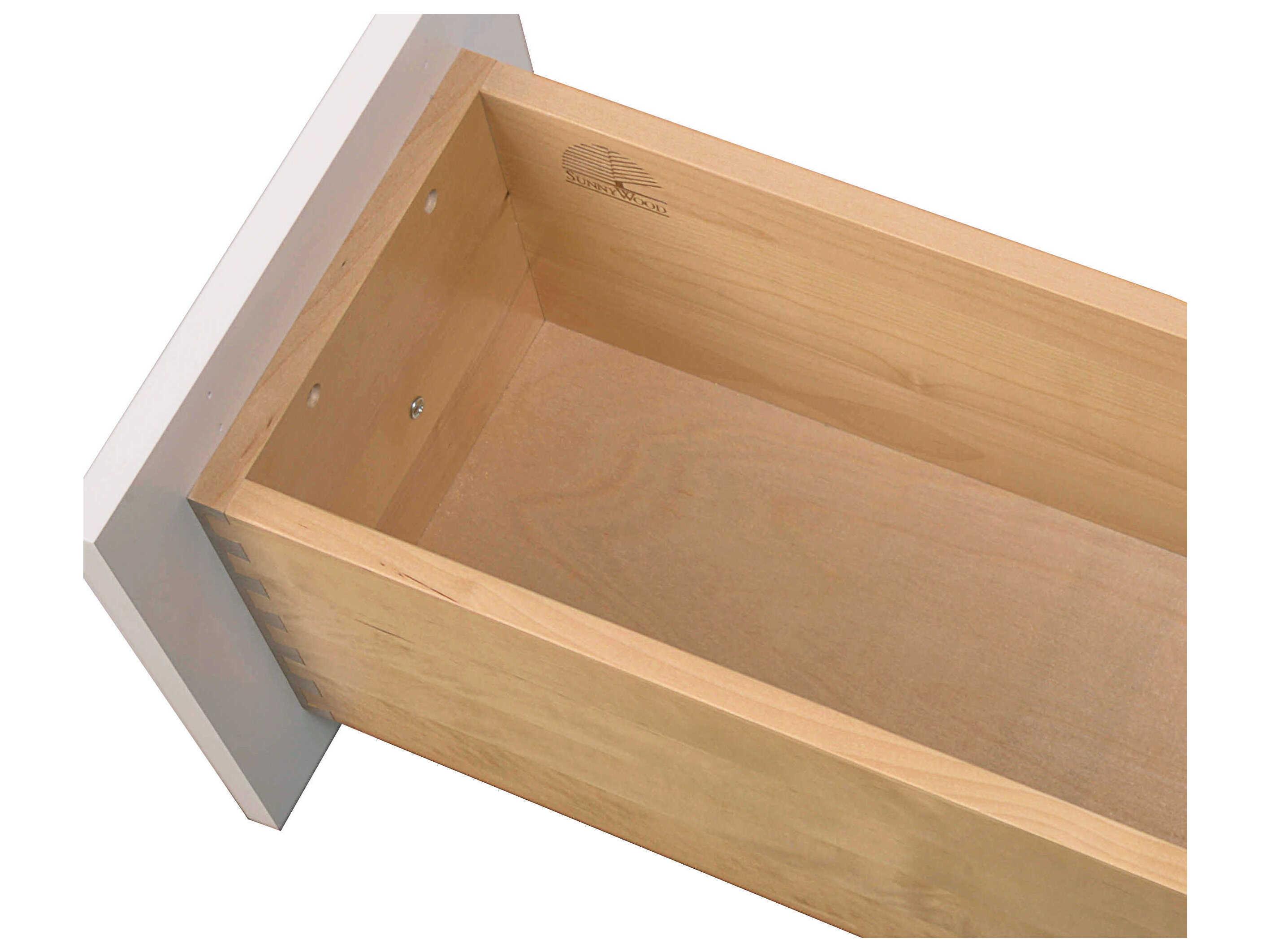 Sunny Wood Shaker Hill Designer White Vanity