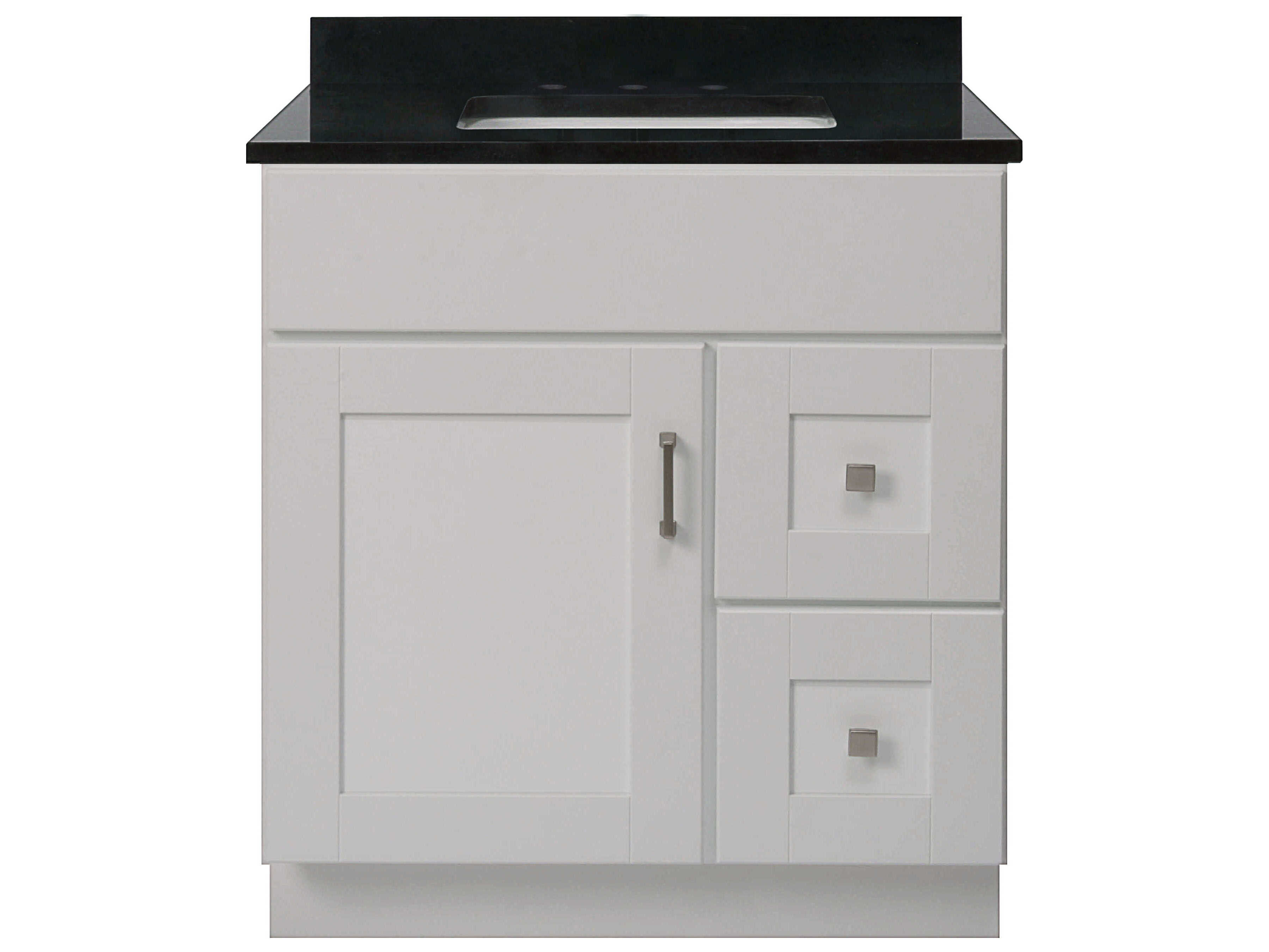 Sunny Wood Shaker Hill Designer White Vanity