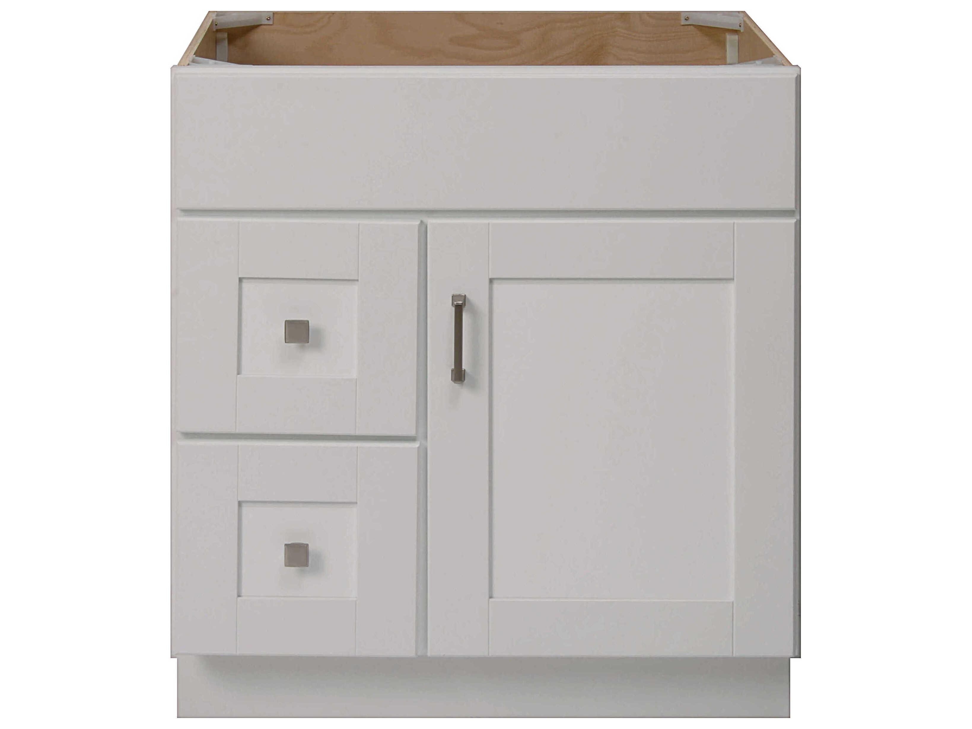 Sunny Wood Shaker Hill Designer White Vanity