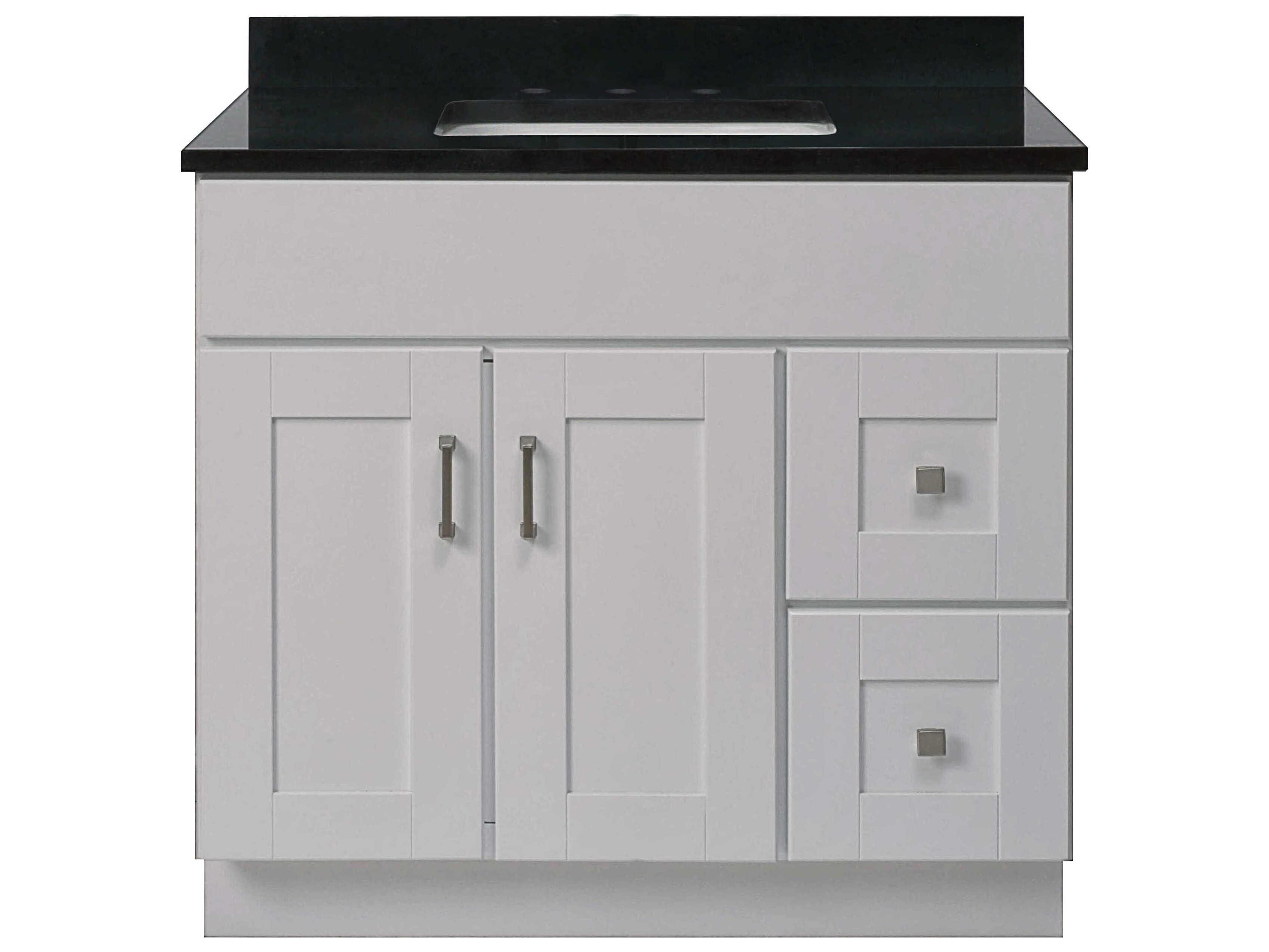 Sunny Wood Shaker Hill Designer White Vanity