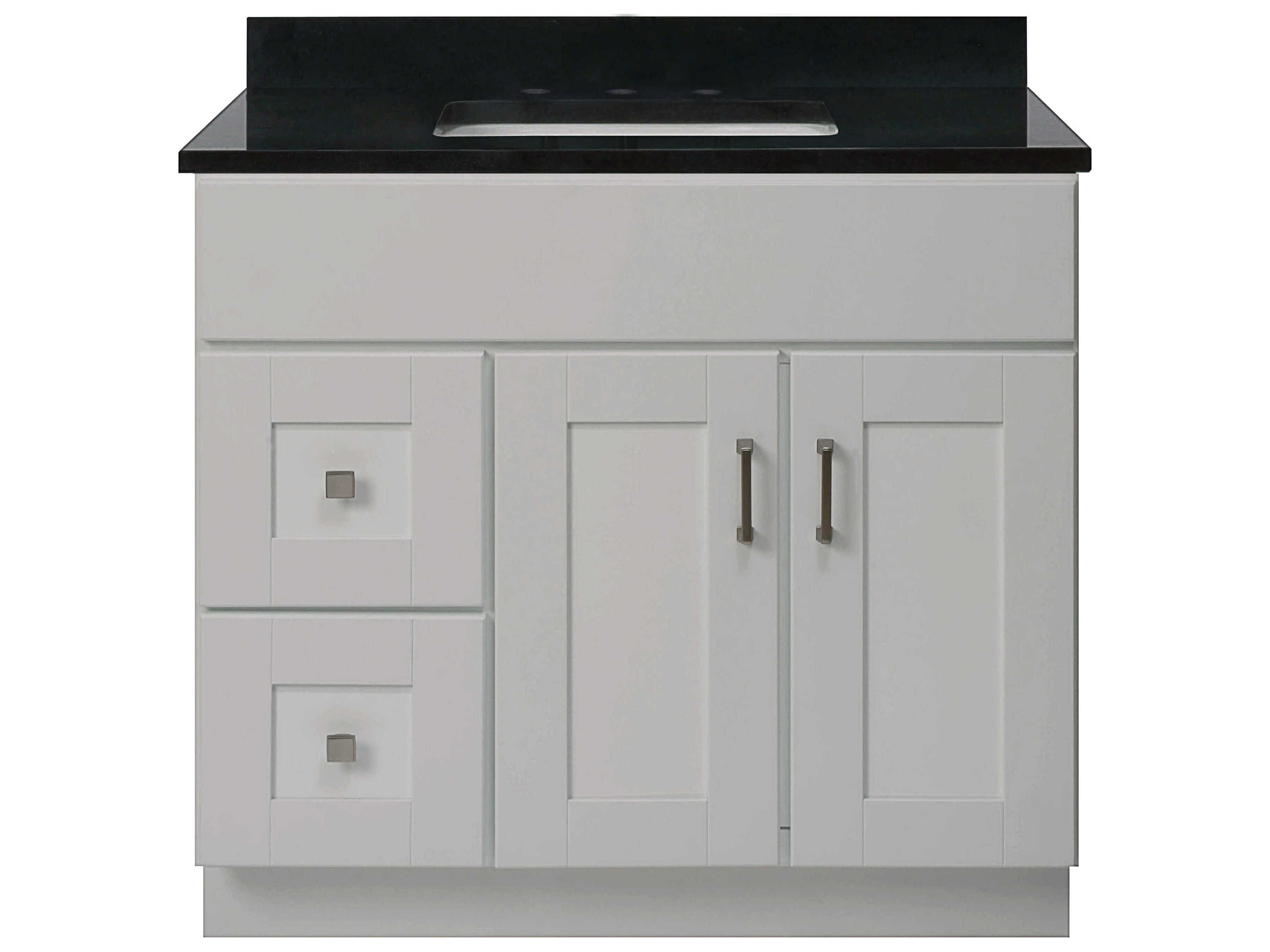 Sunny Wood Shaker Hill Designer White Vanity