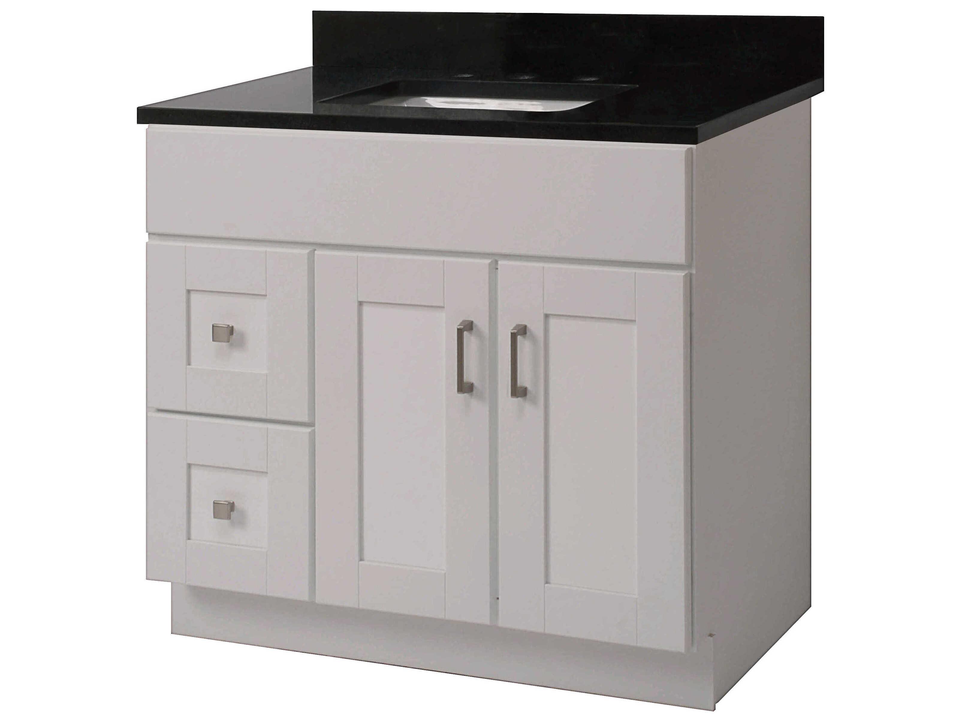 Sunny Wood Shaker Hill Designer White Vanity