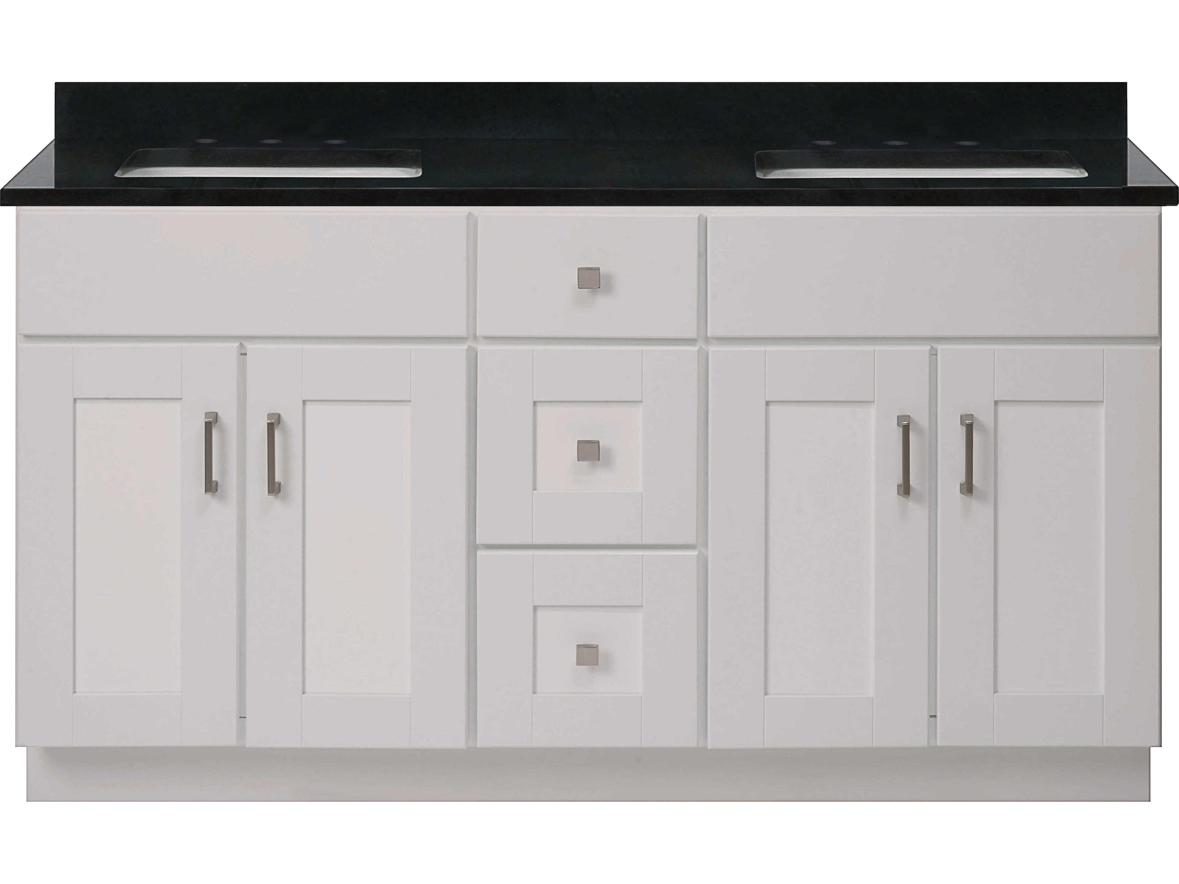 Sunny Wood Shaker Hill Designer White Vanity