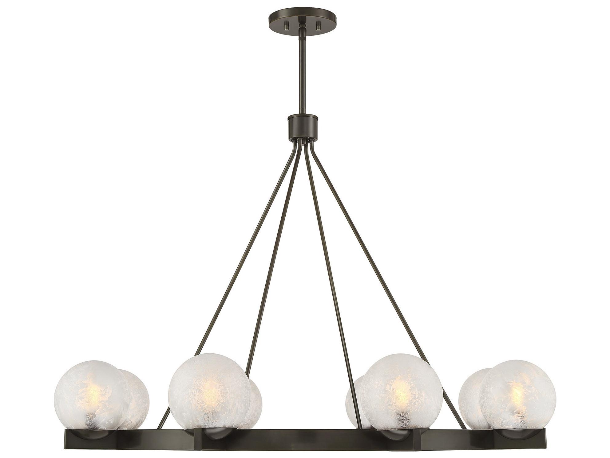 Savoy House Darien 8-Light Mediterranean Bronze Globe Chandelier