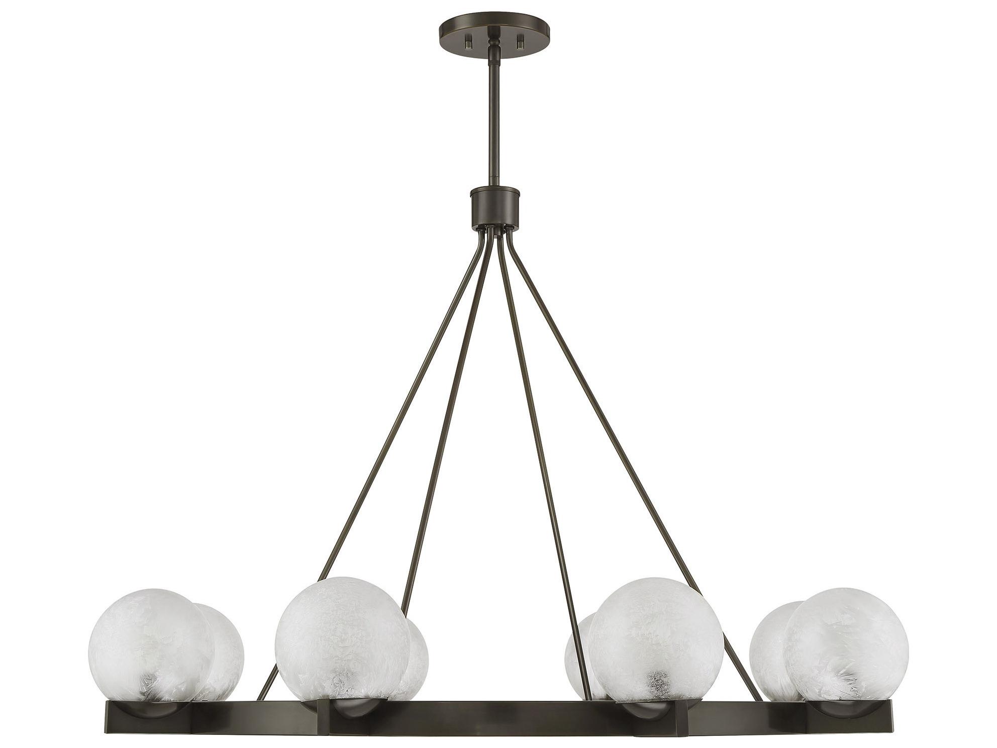 Savoy House Darien 8-Light Mediterranean Bronze Globe Chandelier