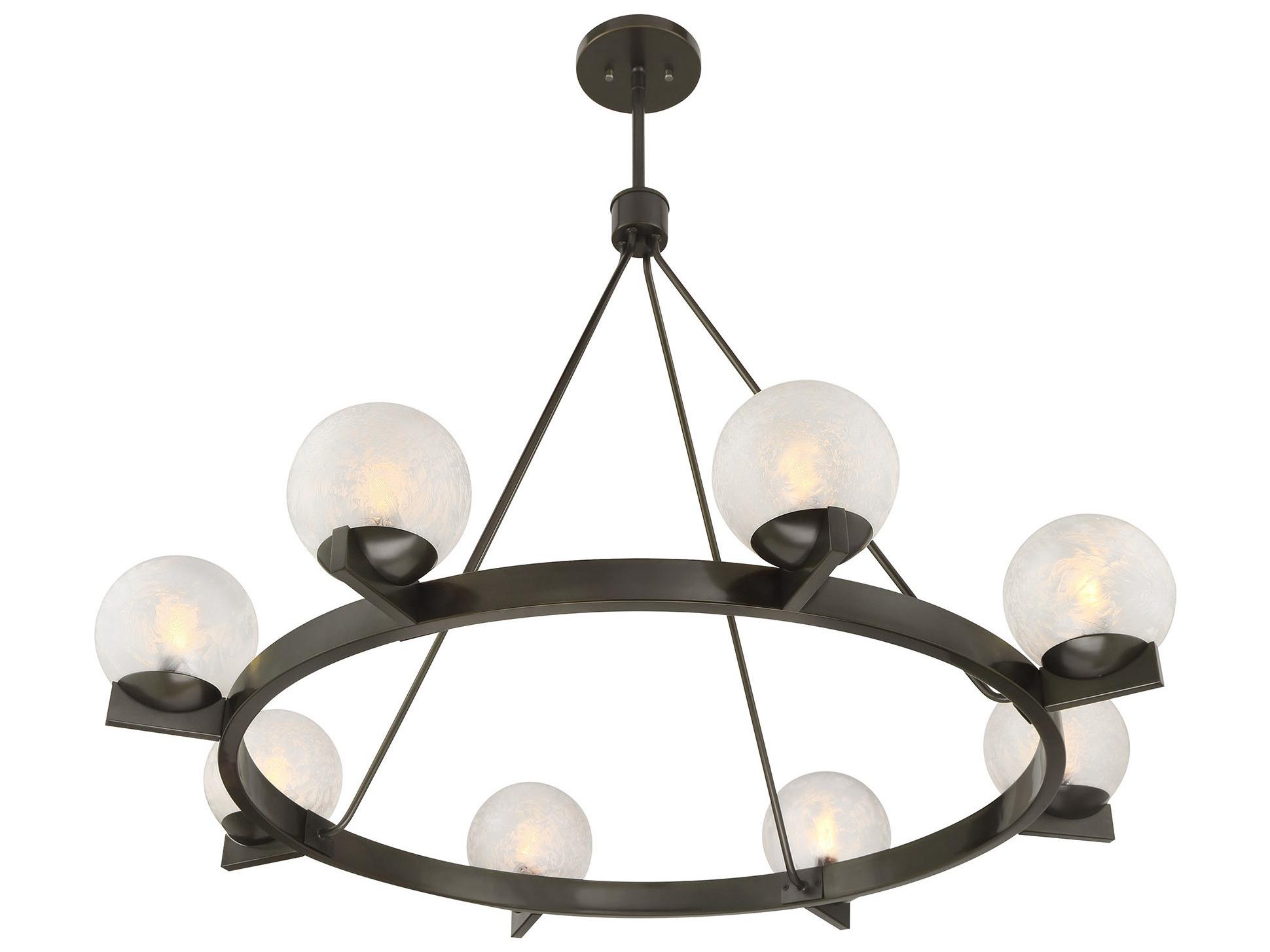 Savoy House Darien 8-Light Mediterranean Bronze Globe Chandelier