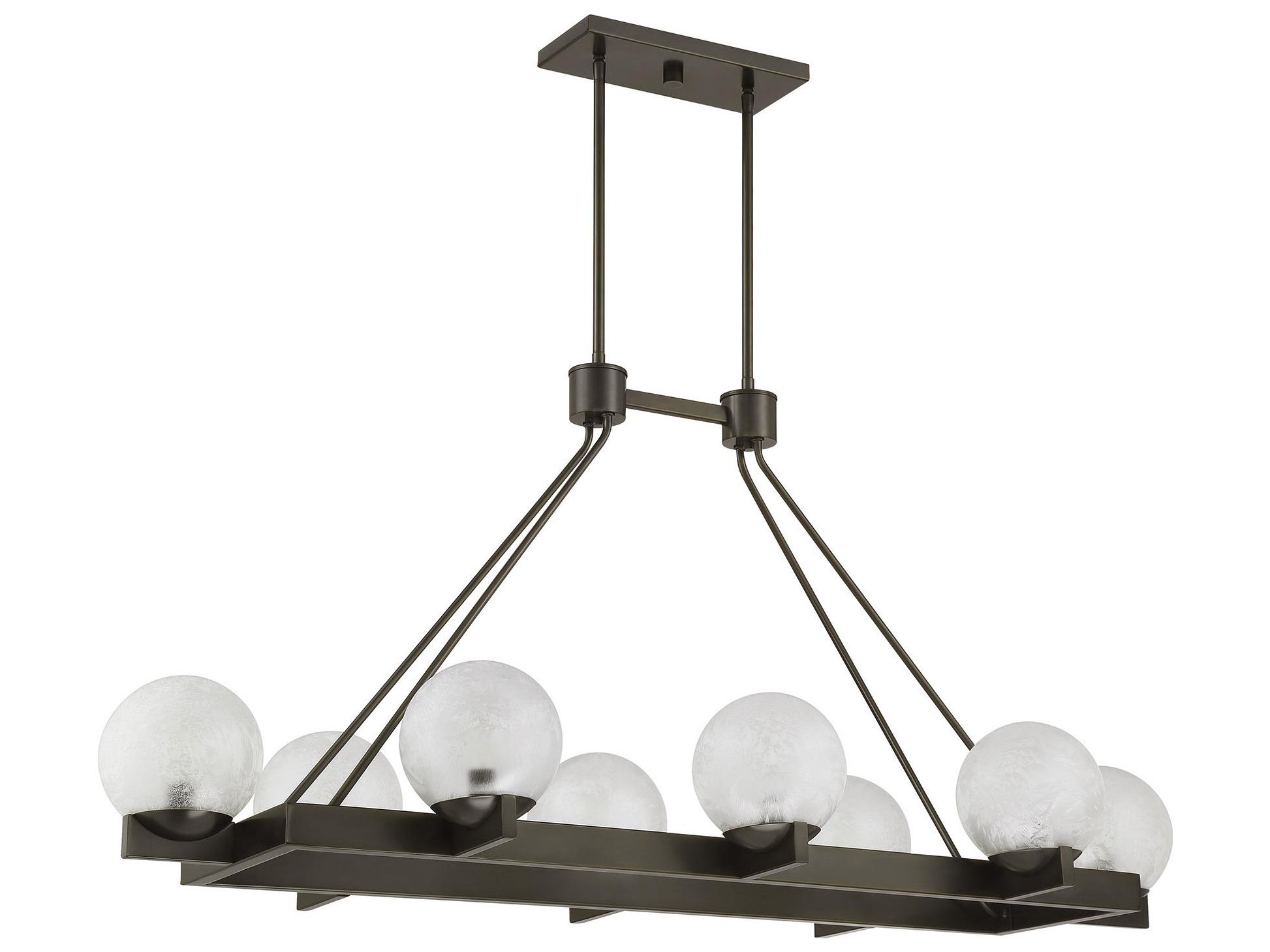 Savoy House Darien 8-Light Mediterranean Bronze Globe Island Pendant