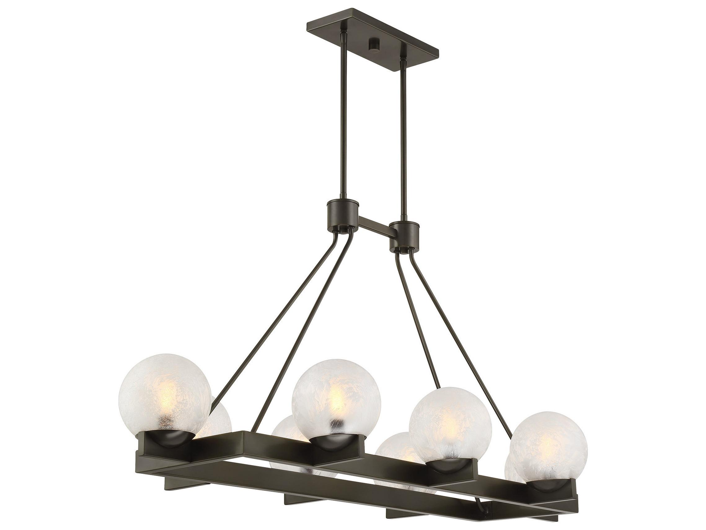 Savoy House Darien 8-Light Mediterranean Bronze Globe Island Pendant