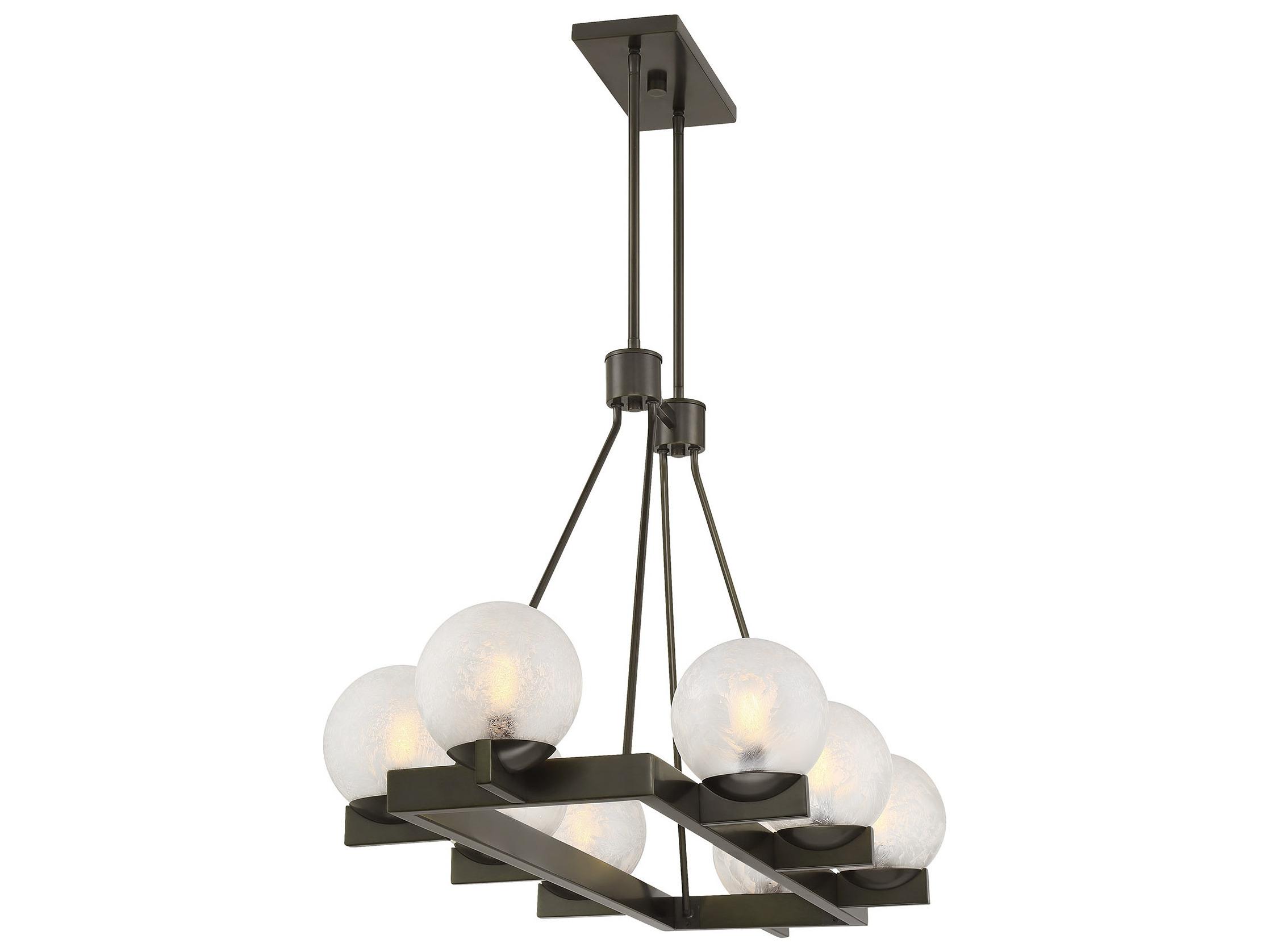 Savoy House Darien 8-Light Mediterranean Bronze Globe Island Pendant