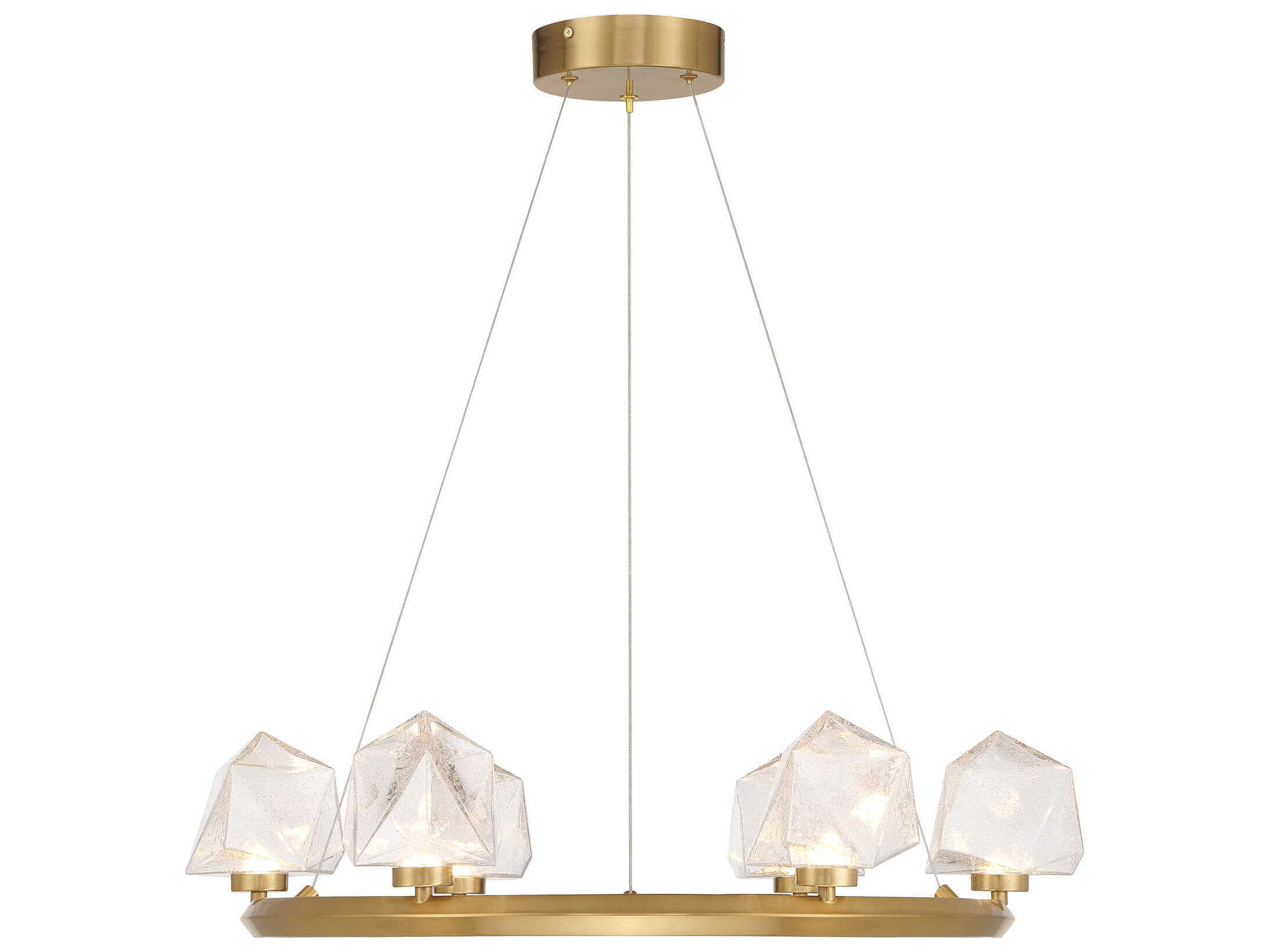 Savoy House Castello 6-Light Warm Brass Chandelier