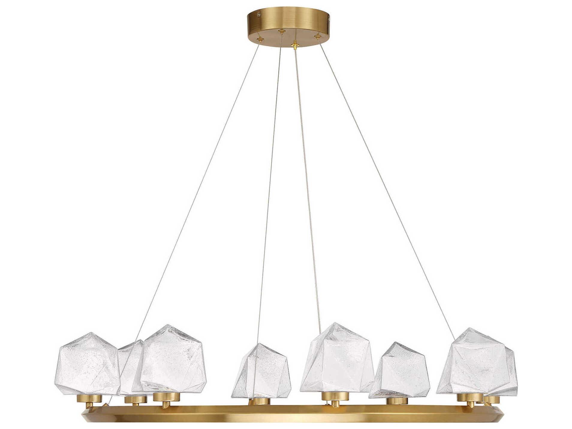 Savoy House Castello 8-Light Warm Brass Chandelier