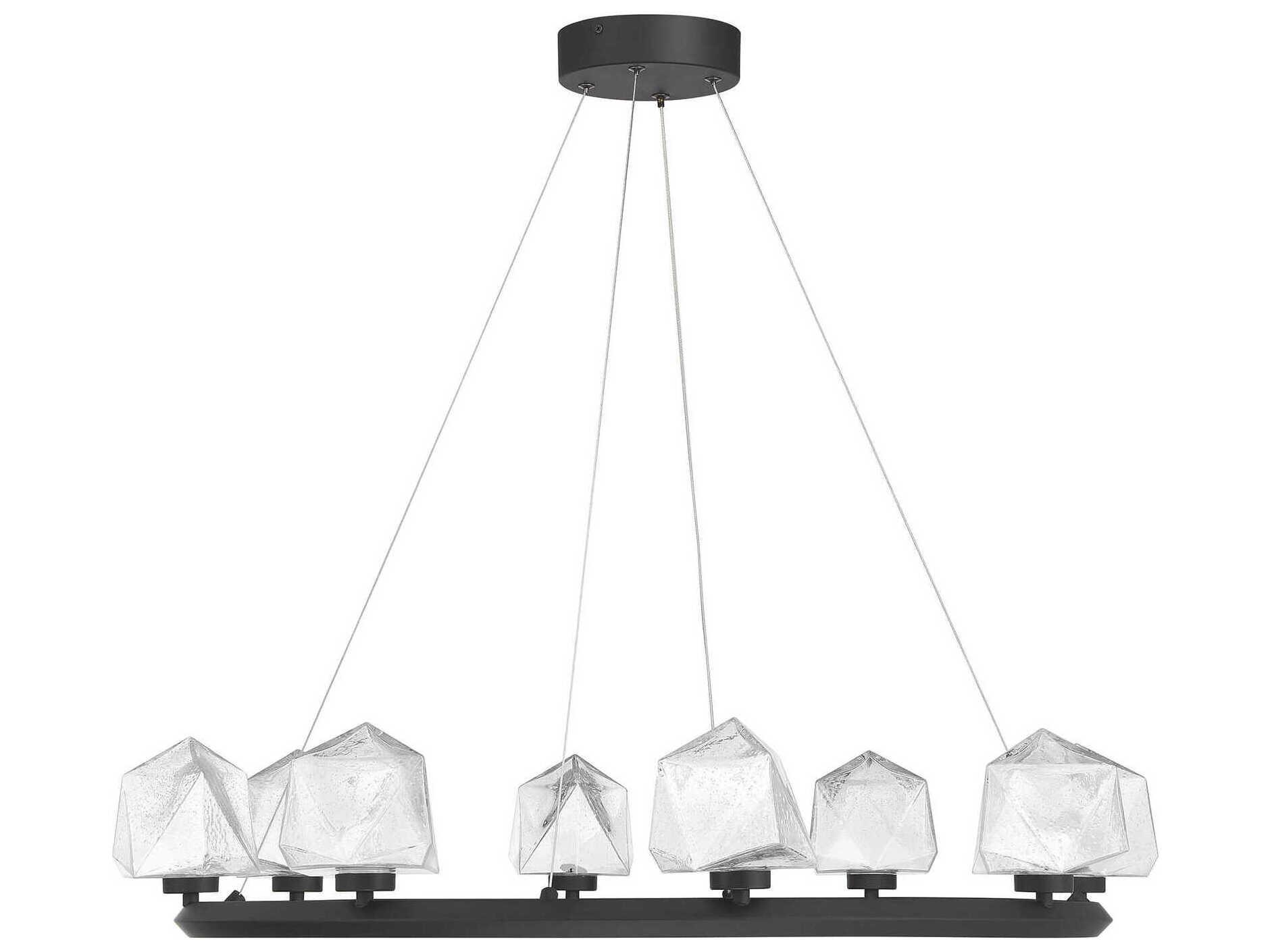 Savoy House Castello 8-Light Matte Black Round Chandelier