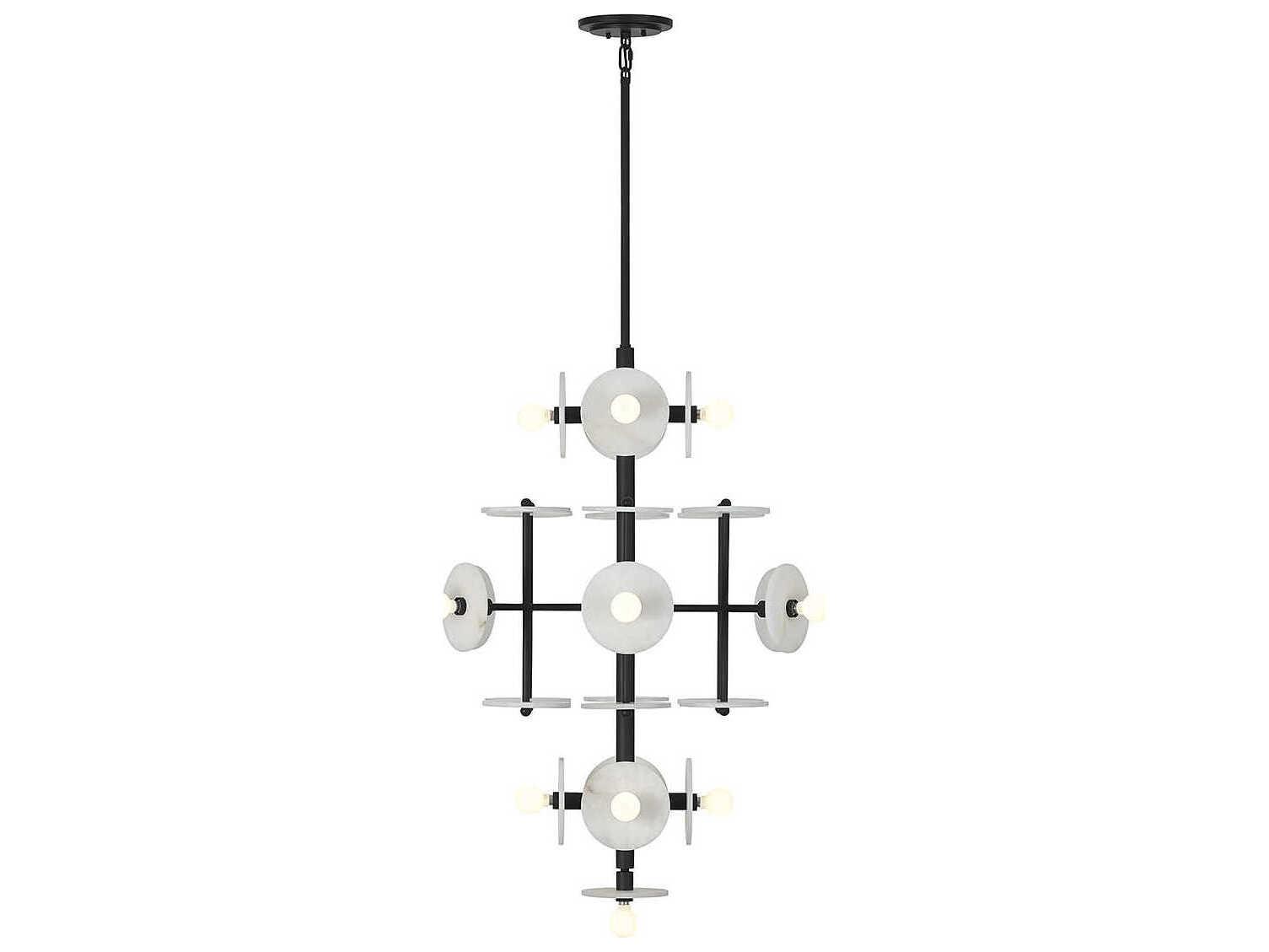 Savoy House Amani 15-Light Black Cashmere Chandelier