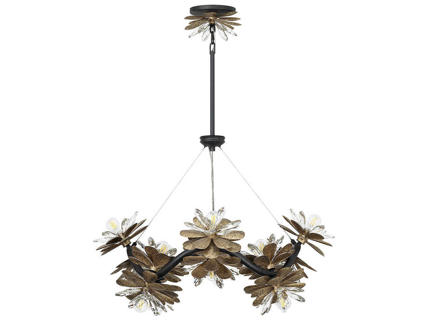 Savoy House Giselle 16-Light Delphine Bronze Crystal Chandelier