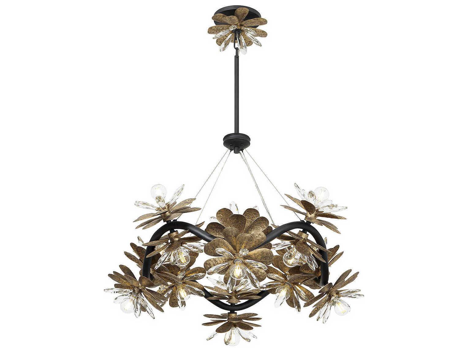 Savoy House Giselle 16-Light Delphine Bronze Crystal Chandelier