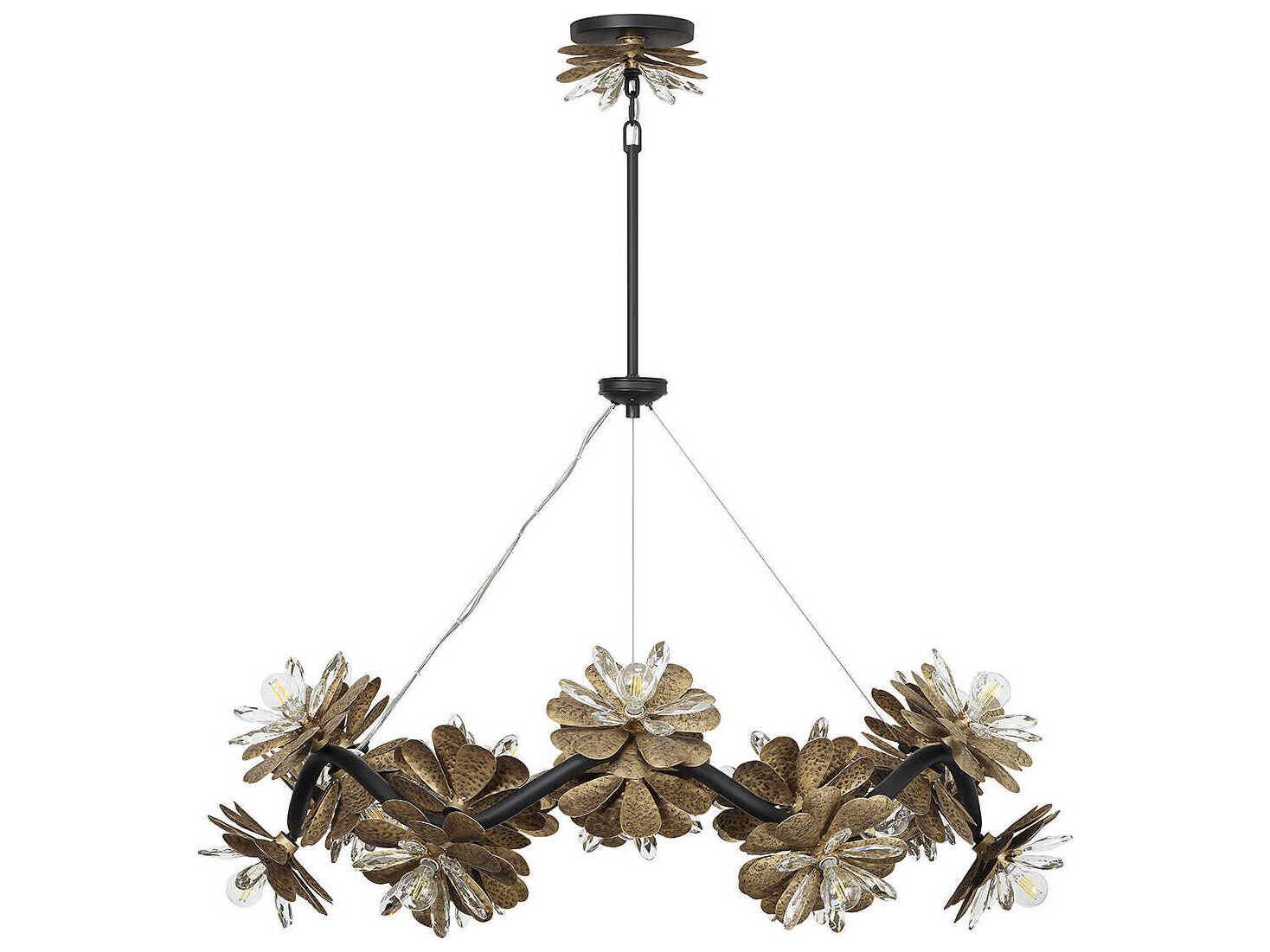 Savoy House Giselle 24-Light Delphine Bronze Crystal Chandelier