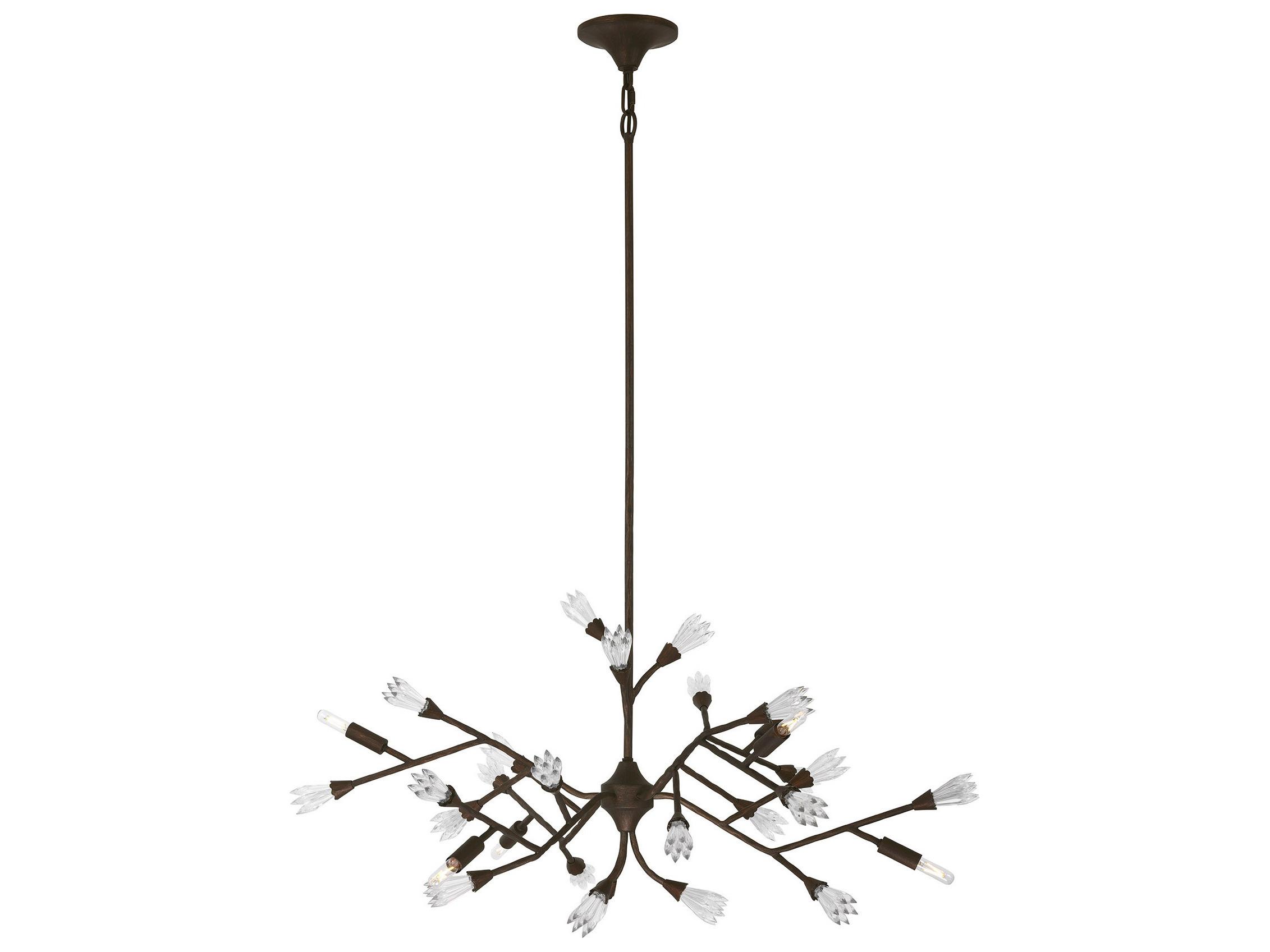 Savoy House Malinda 6-Light Bark Bronze Chandelier