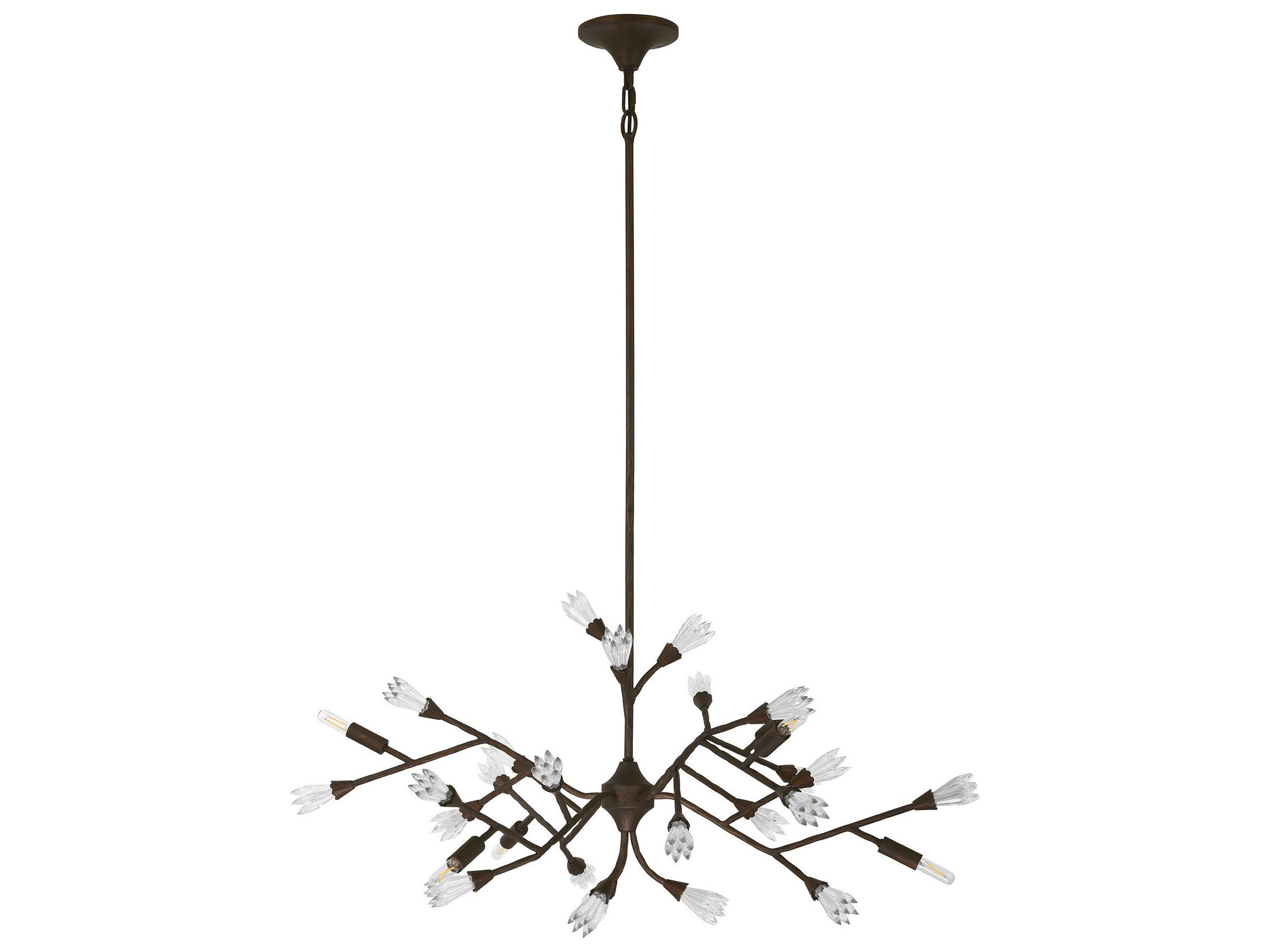 Savoy House Malinda 6-Light Bark Bronze Chandelier