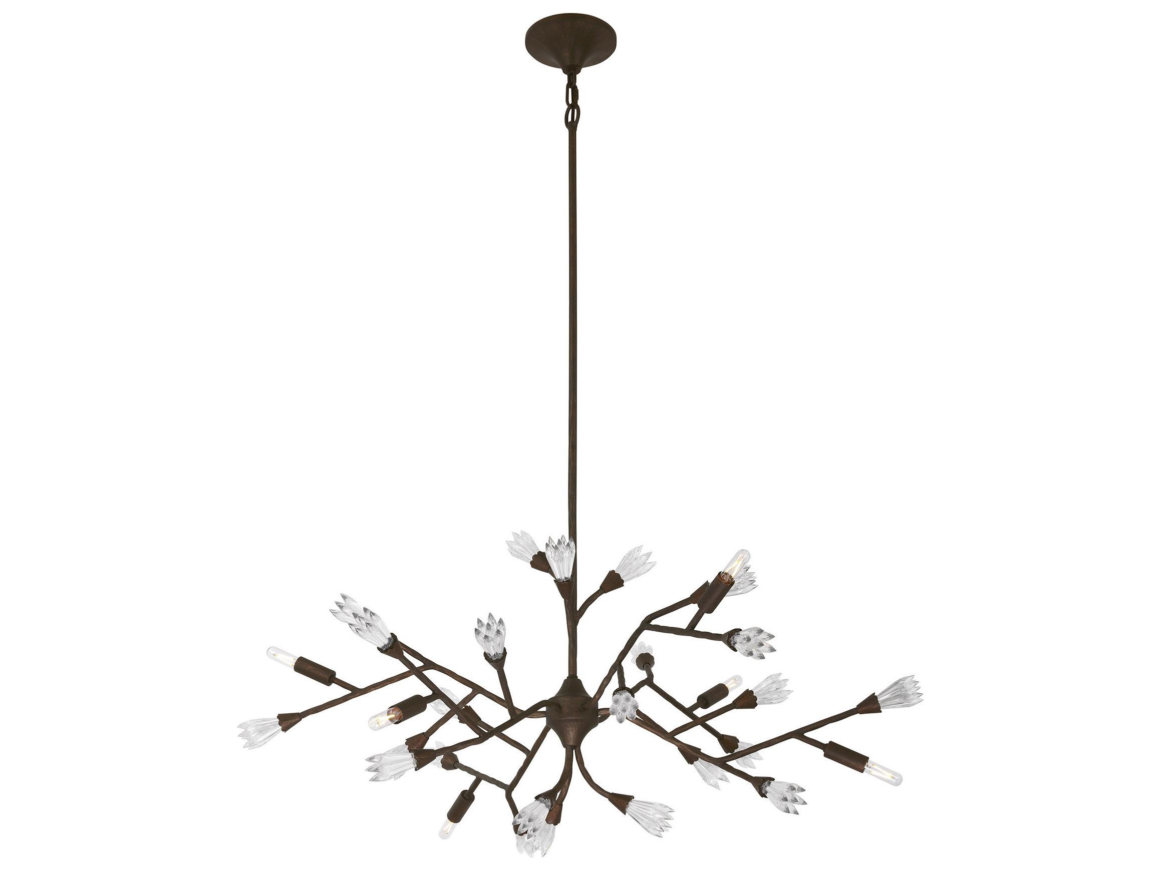 Savoy House Malinda 6-Light Bark Bronze Chandelier