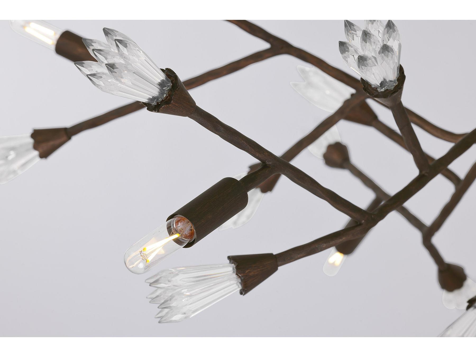 Savoy House Malinda 6-Light Bark Bronze Chandelier