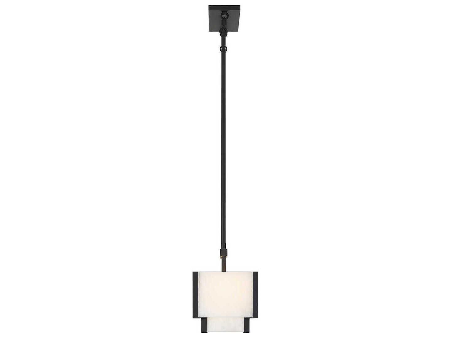 Savoy House Orleans 8-Light Black Cashmere Linear Island Pendant