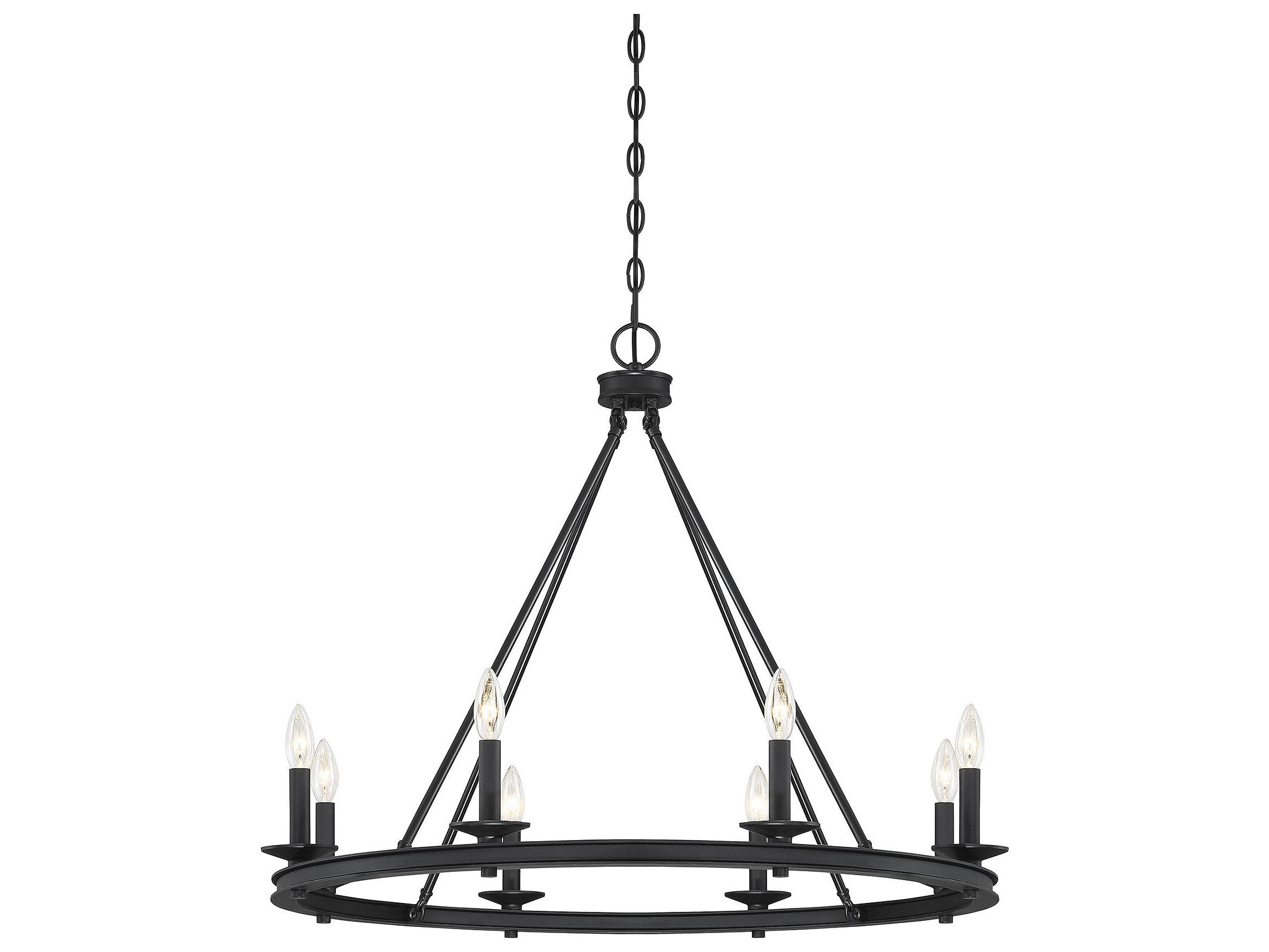 Savoy House Middleton 8-Light Classic Bronze Candelabra Chandelier