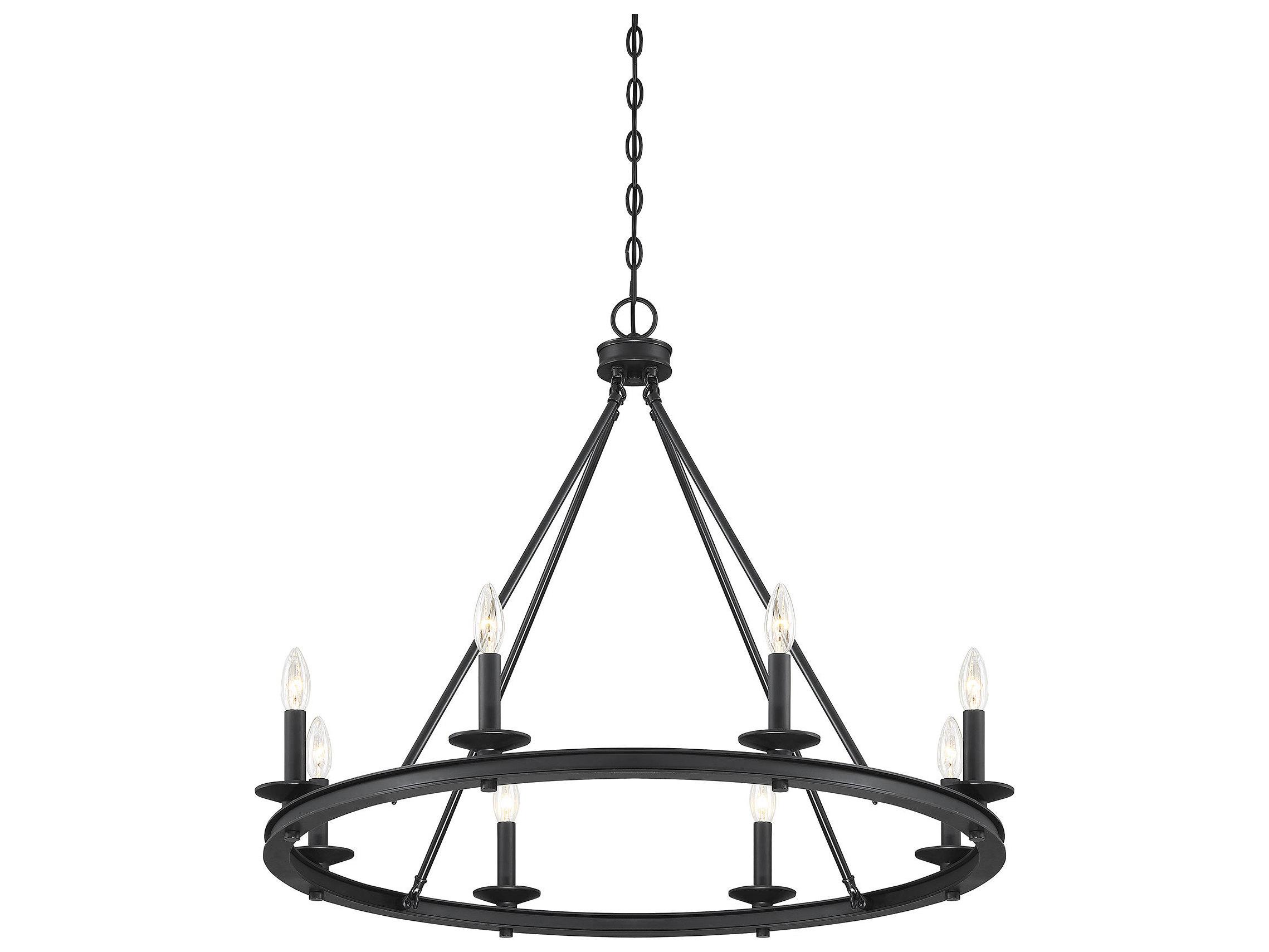 Savoy House Middleton 8-Light Classic Bronze Candelabra Chandelier