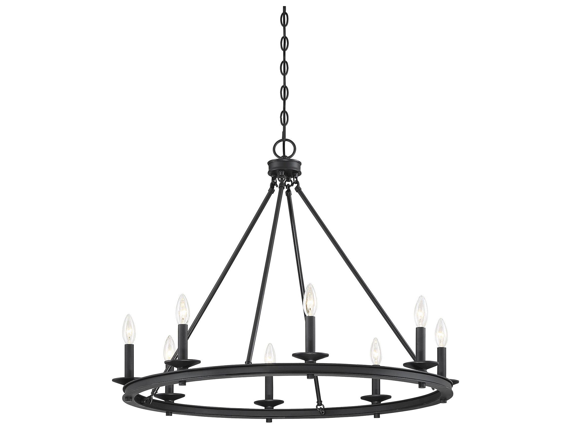 Savoy House Middleton 8-Light Classic Bronze Candelabra Chandelier