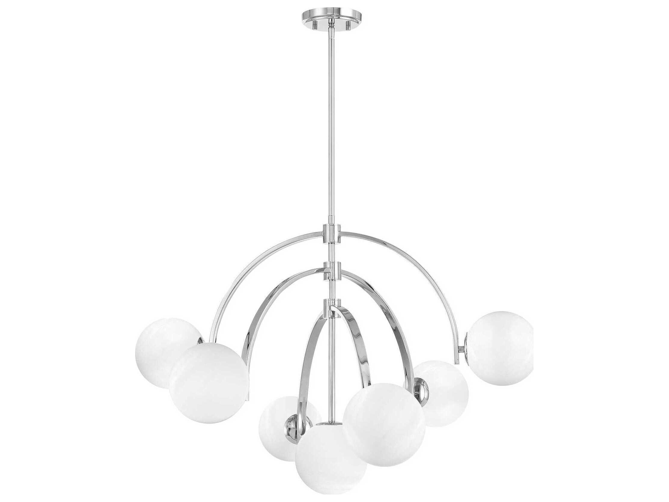 Savoy House Marias 7-Light Polished Chrome Globe Chandelier