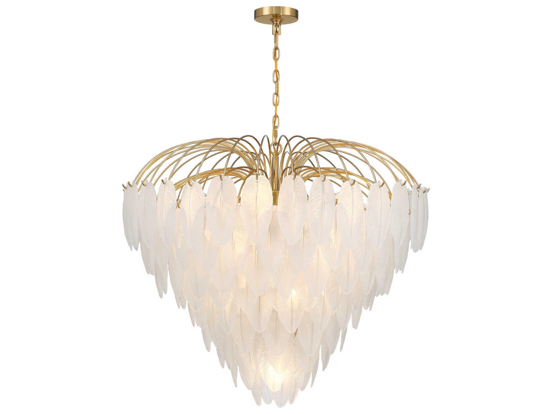 Savoy House Boa 15-Light Warm Brass Chandelier