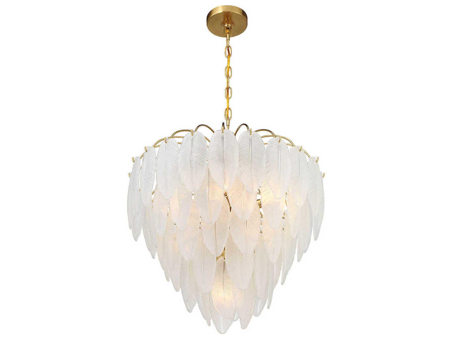 Savoy House Boa 6-Light Warm Brass Tiered Chandelier