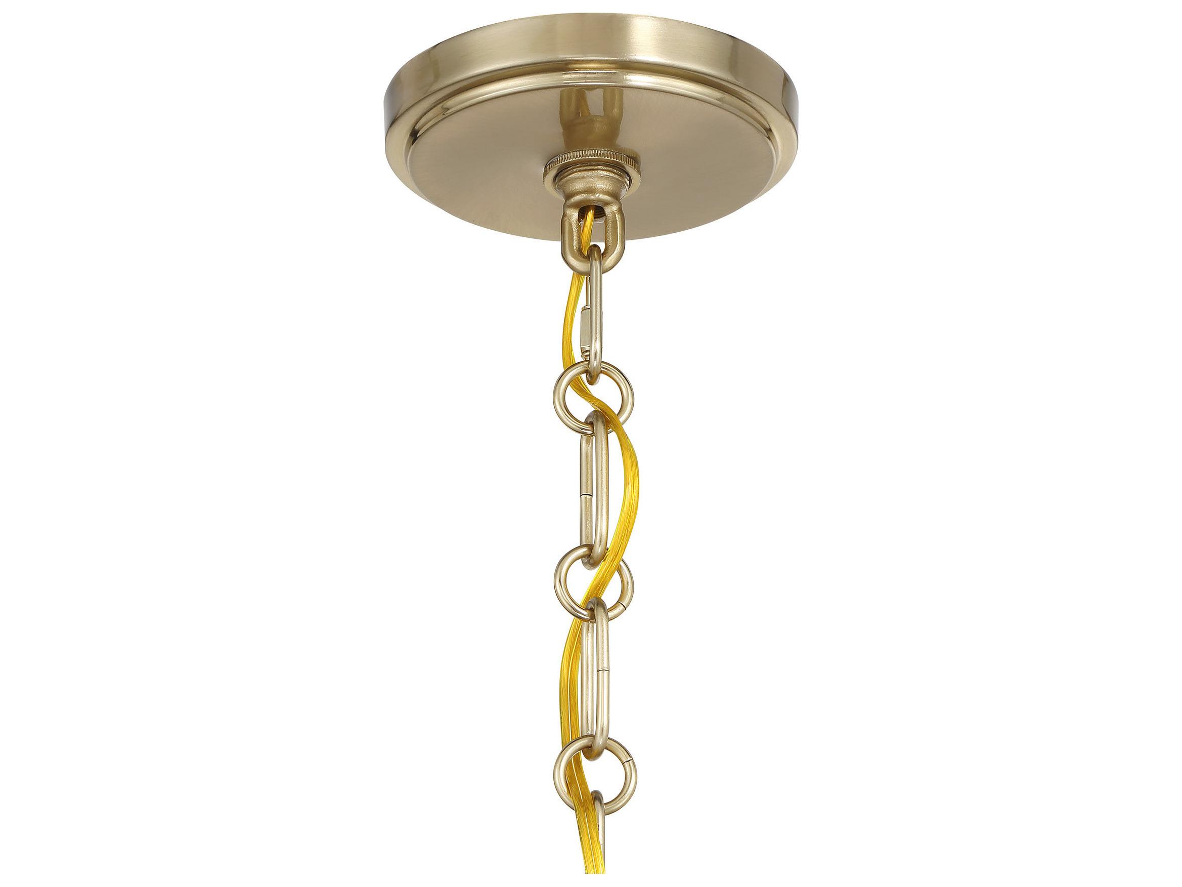 Savoy House Irina 4-Light Noble Brass Chandelier