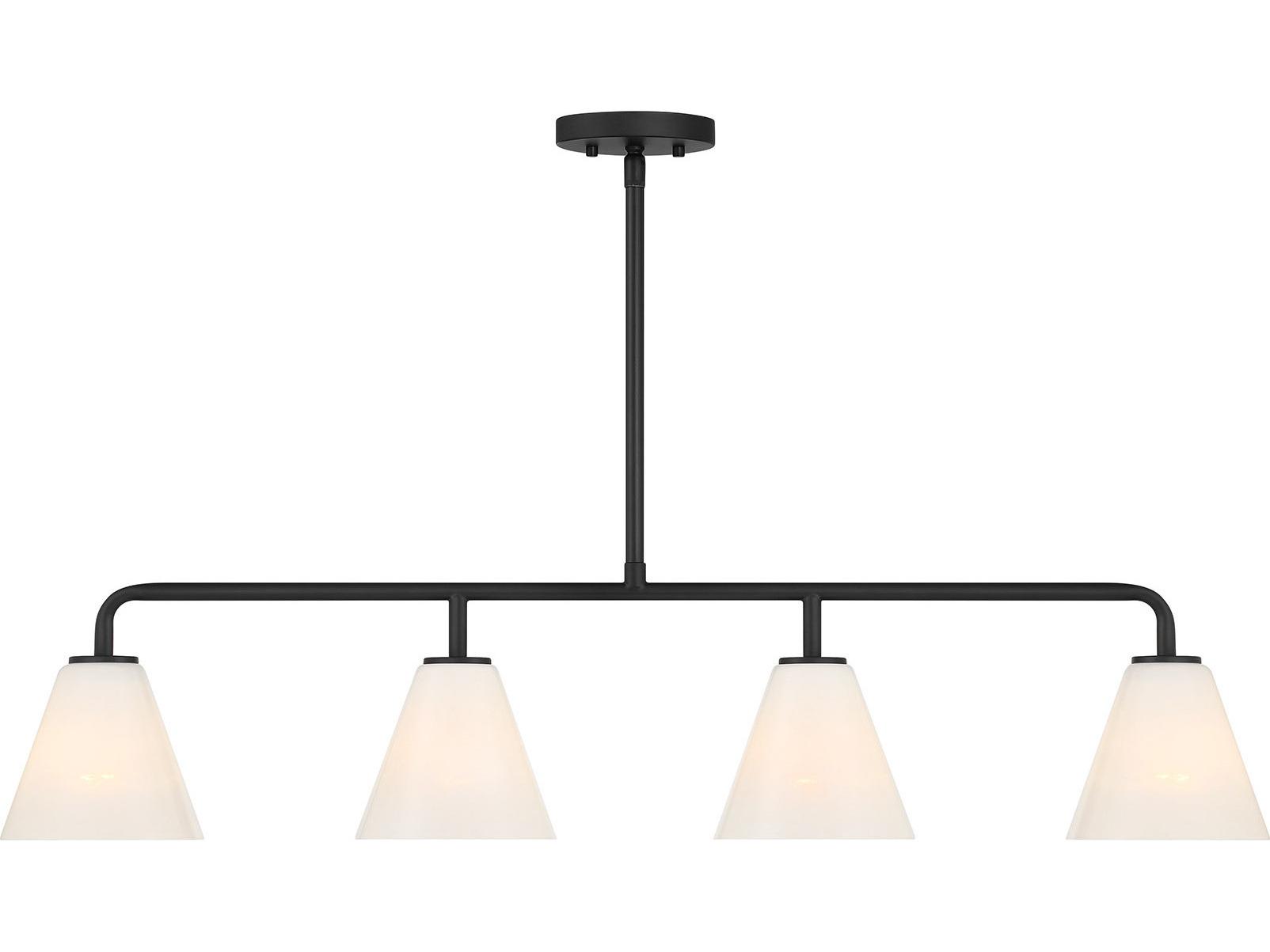 Savoy House Blair 4-Light Matte Black Island Pendant