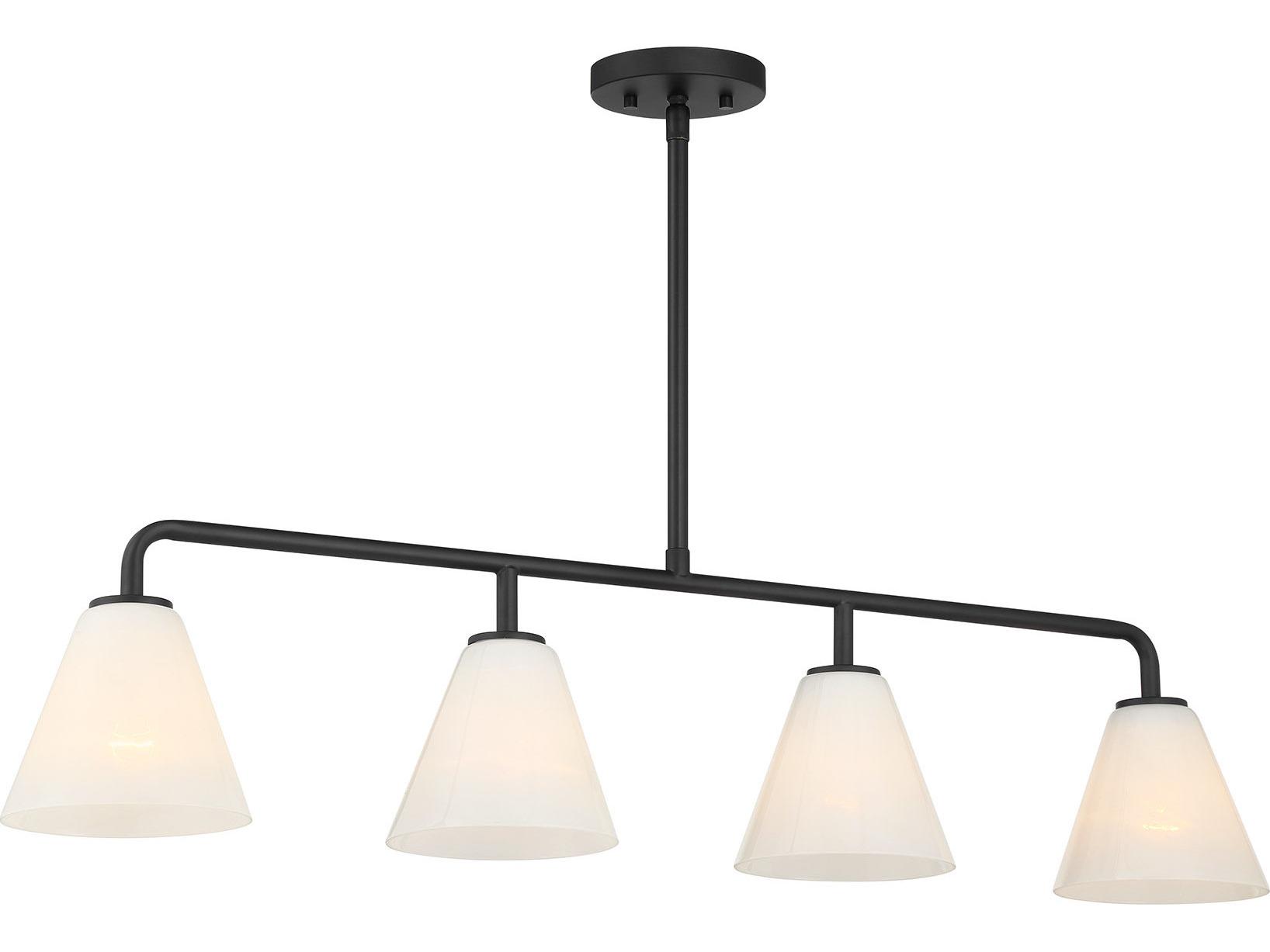Savoy House Blair 4-Light Matte Black Island Pendant