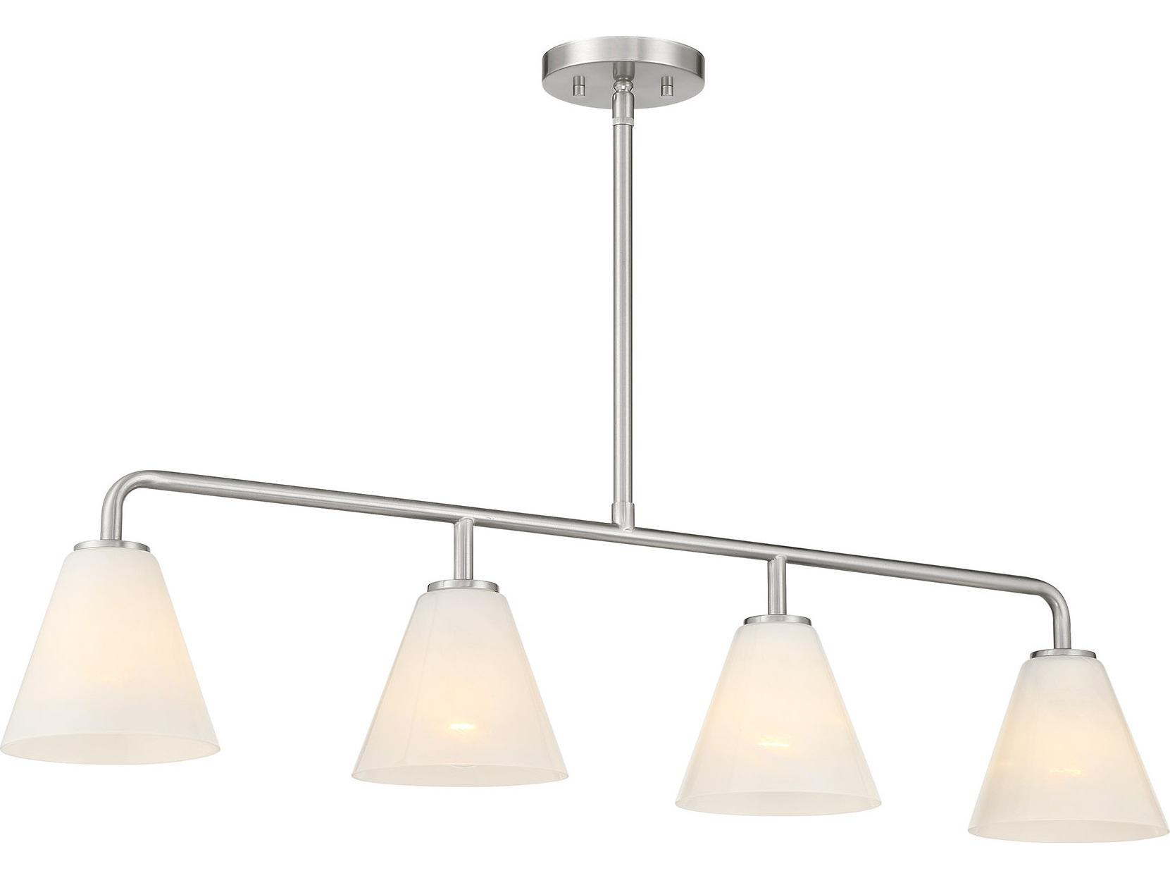 Savoy House Blair 4-Light Satin Nickel Island Pendant