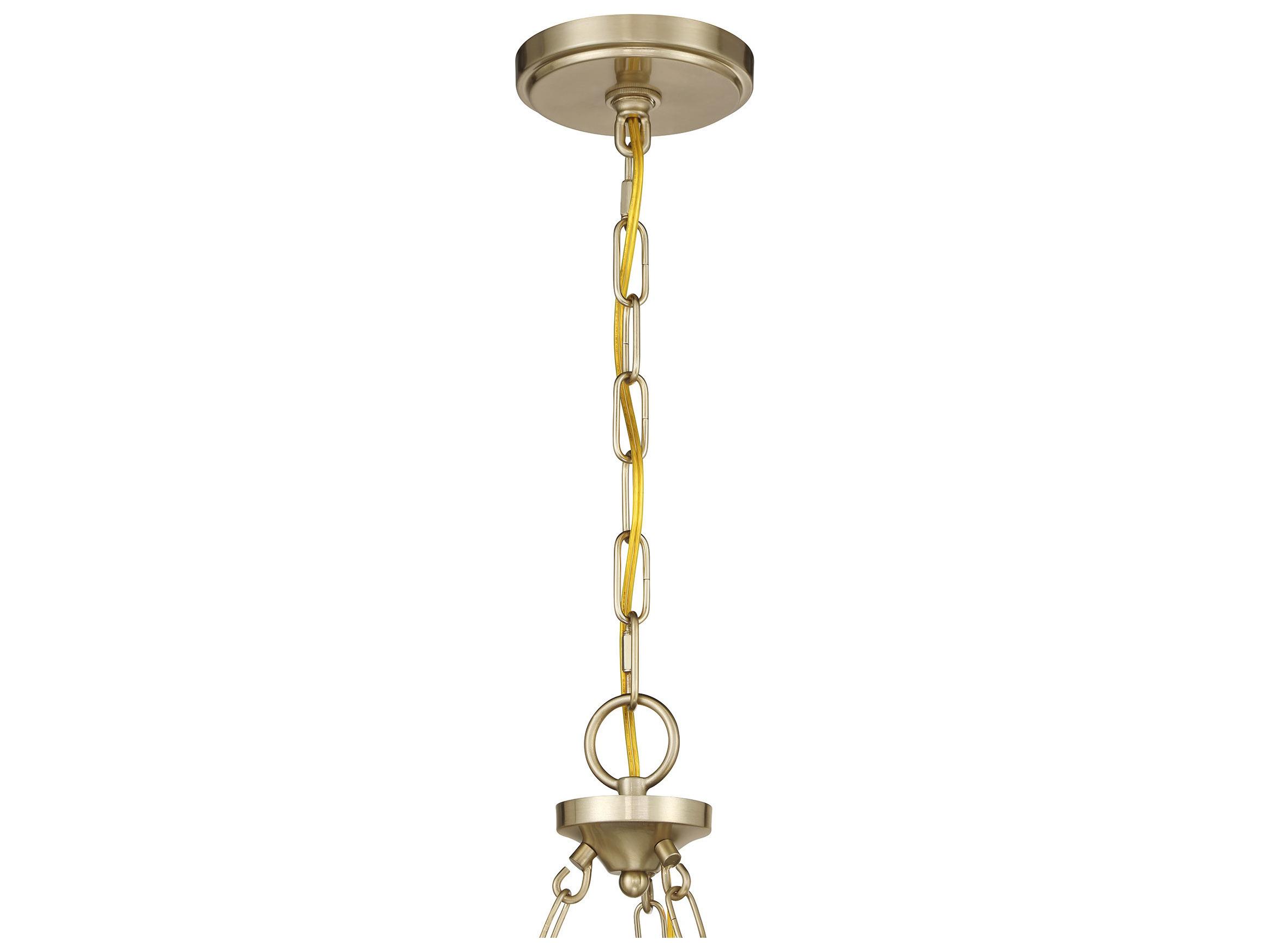 Savoy House Orianna 6-Light Noble Brass Chandelier